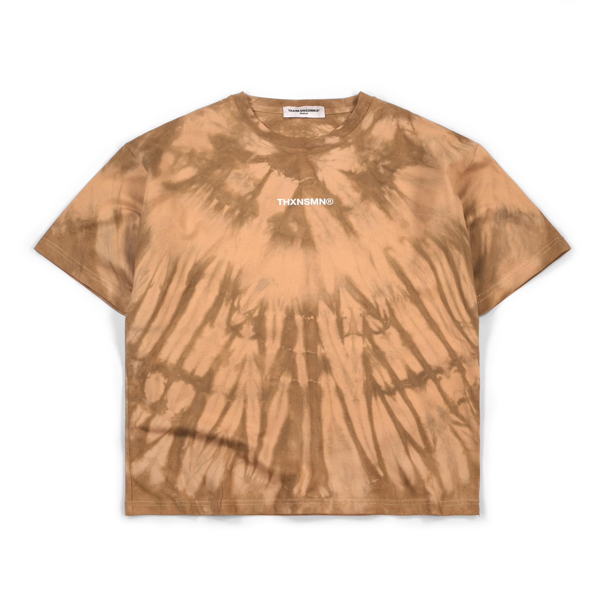 Tshirt Stevania Caramel Brown Tie-Dye Thanksinsomnia