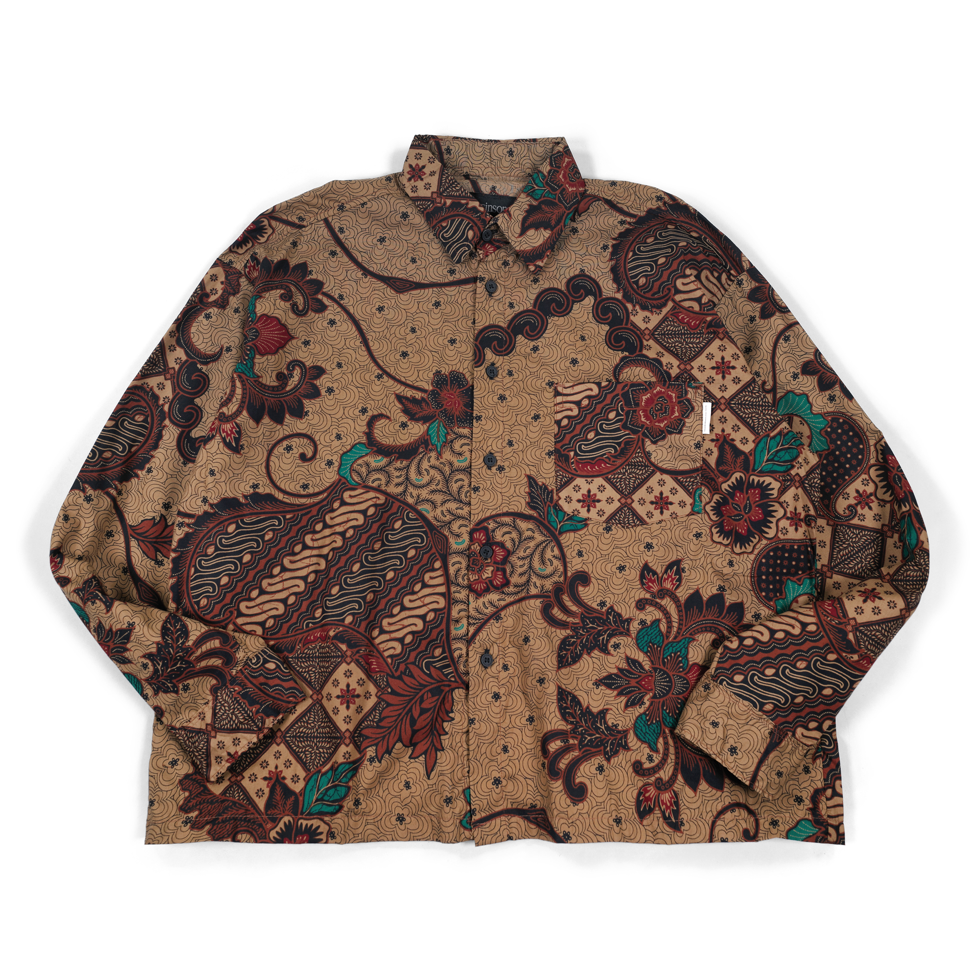 02 - Long Shirt Kamola Brown Batik Thanksinsomnia