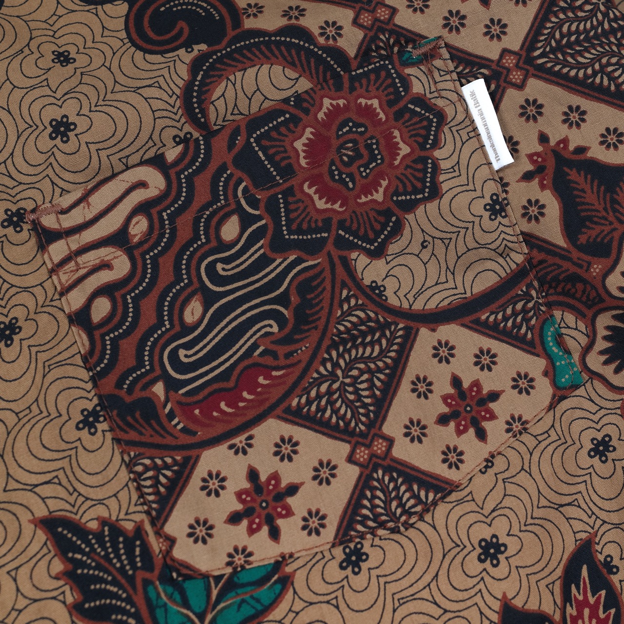 02 - Long Shirt Kamola Brown Batik Thanksinsomnia