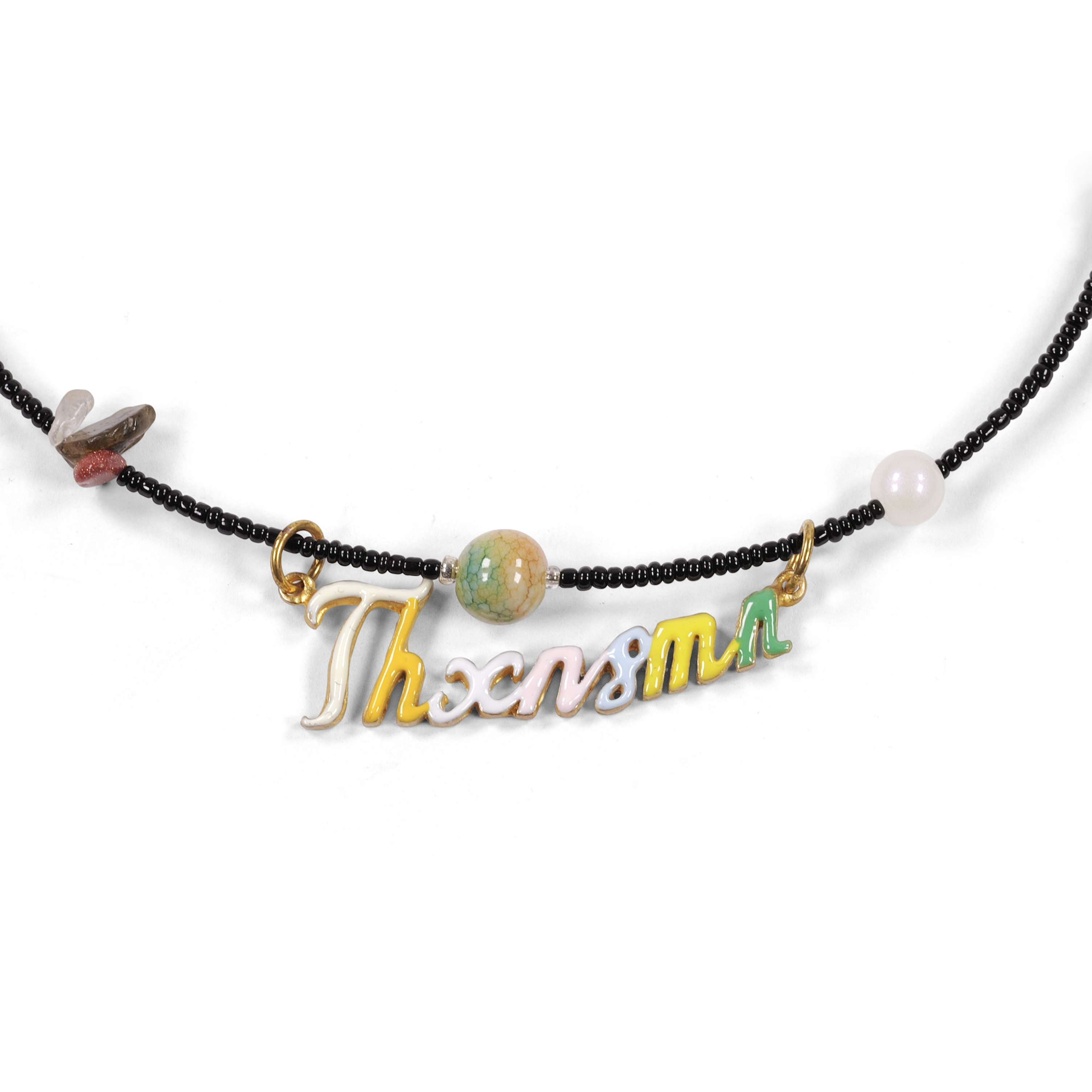 Choker Necklace Adluna Black Multicolor Thanksinsomnia