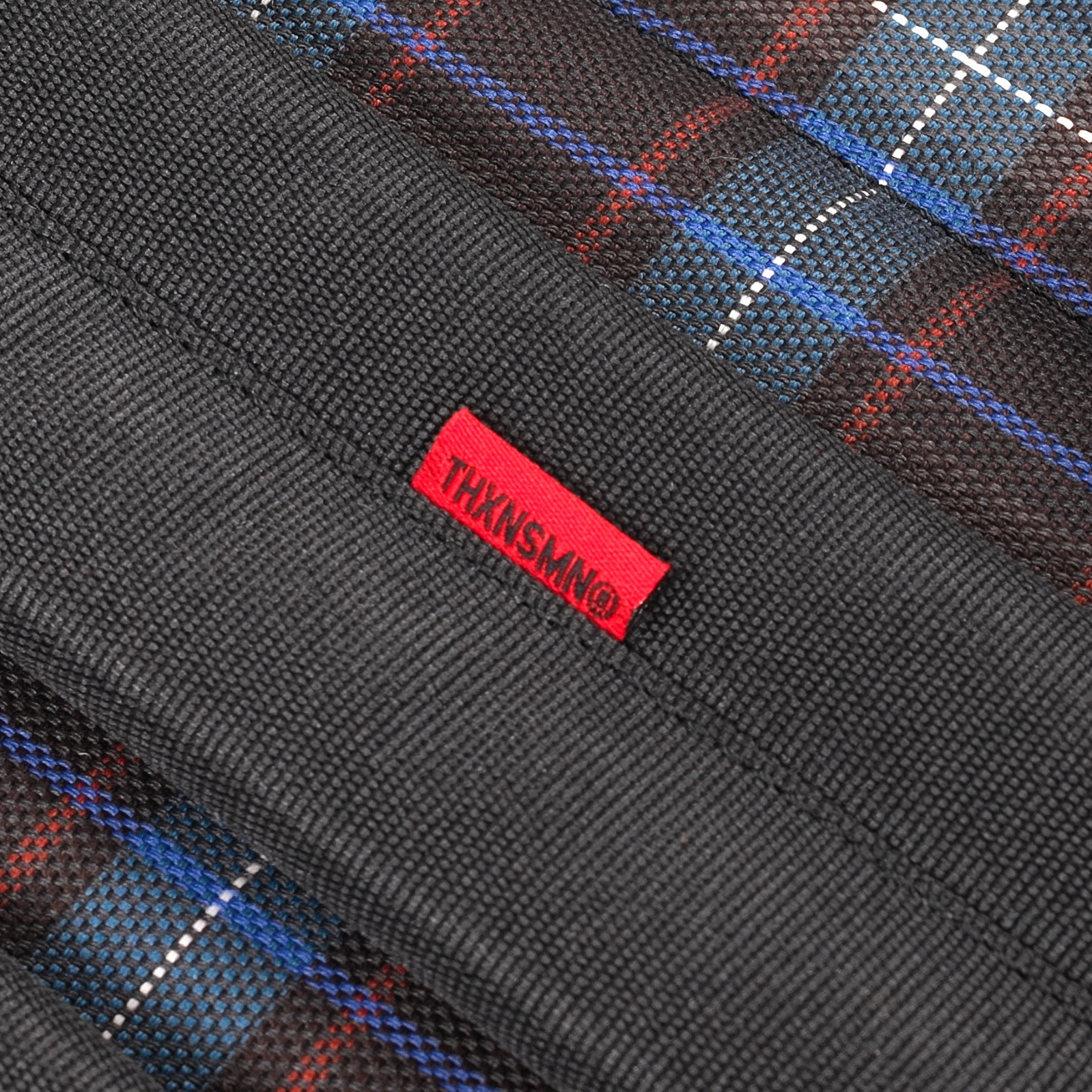 Backpack Klarena Brown Blue Plaid Thanksinsomnia