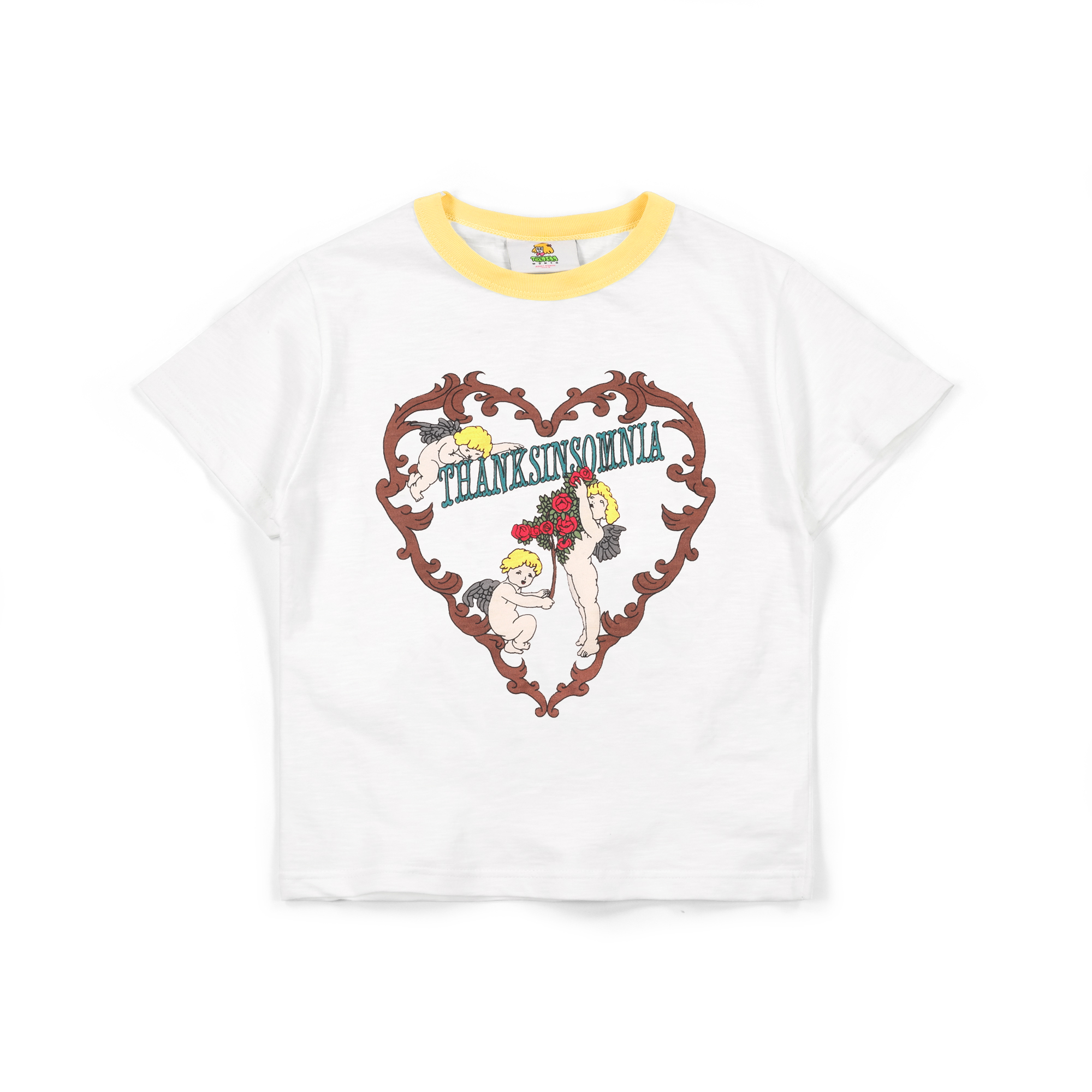 Baby Tee Livera White Thanksinsomnia Girls