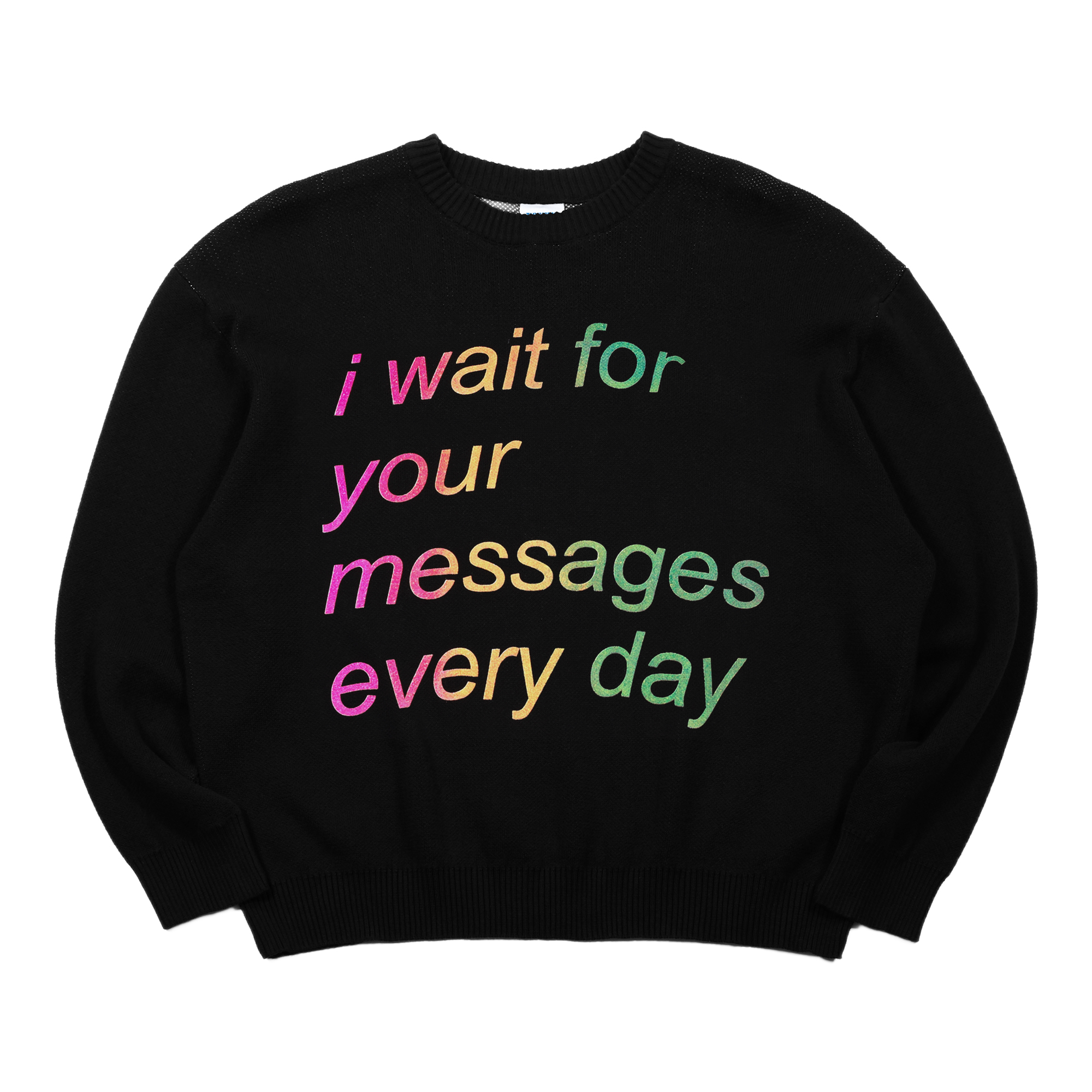 Sweater Tsuzumi Black Multicolor Thanksinsomnia