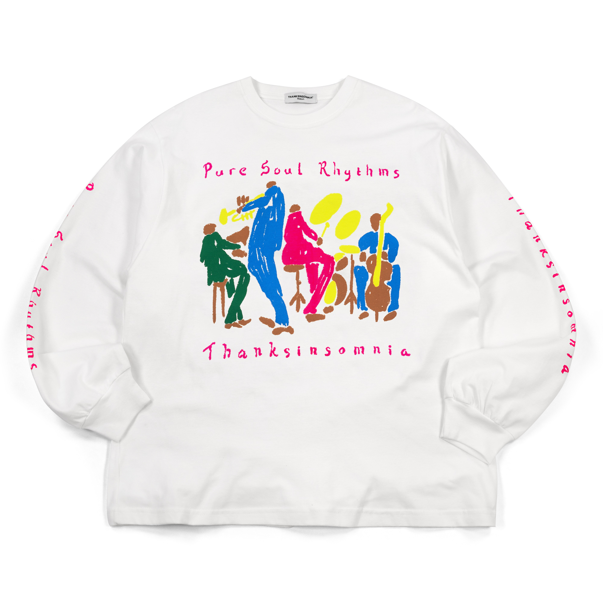 Long Sleeve Kelsey White Thanksinsomnia