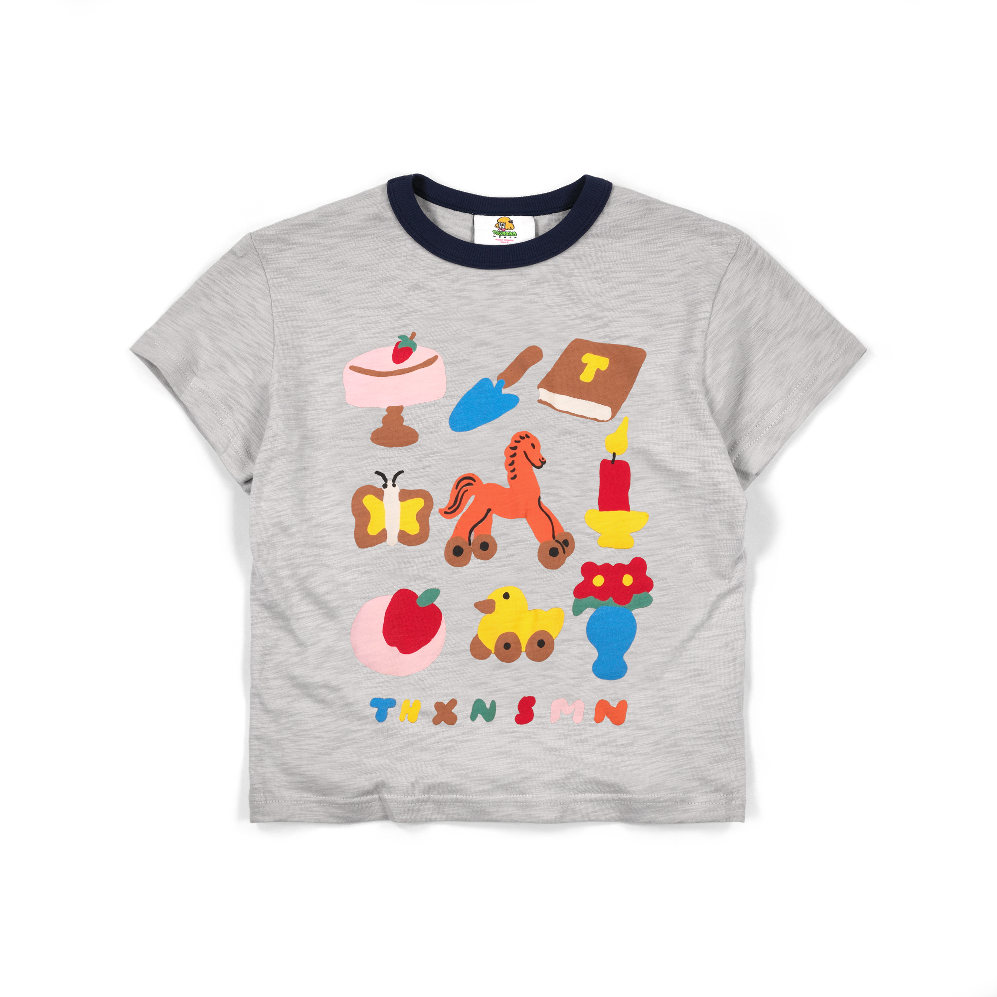 Baby Tee Eugina Grey Thanksinsomnia Girls