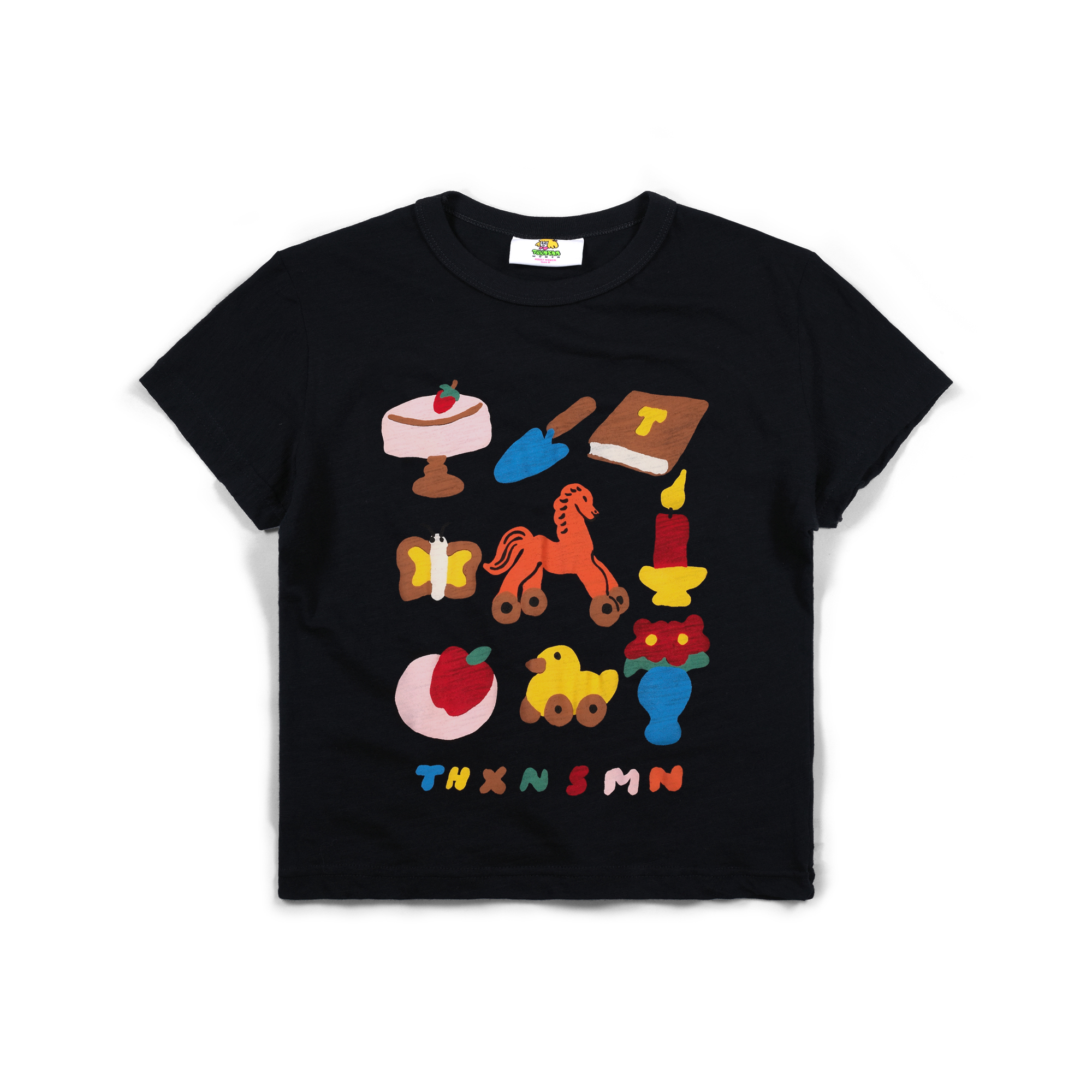 Baby Tee Eugina Black Thanksinsomnia Girls