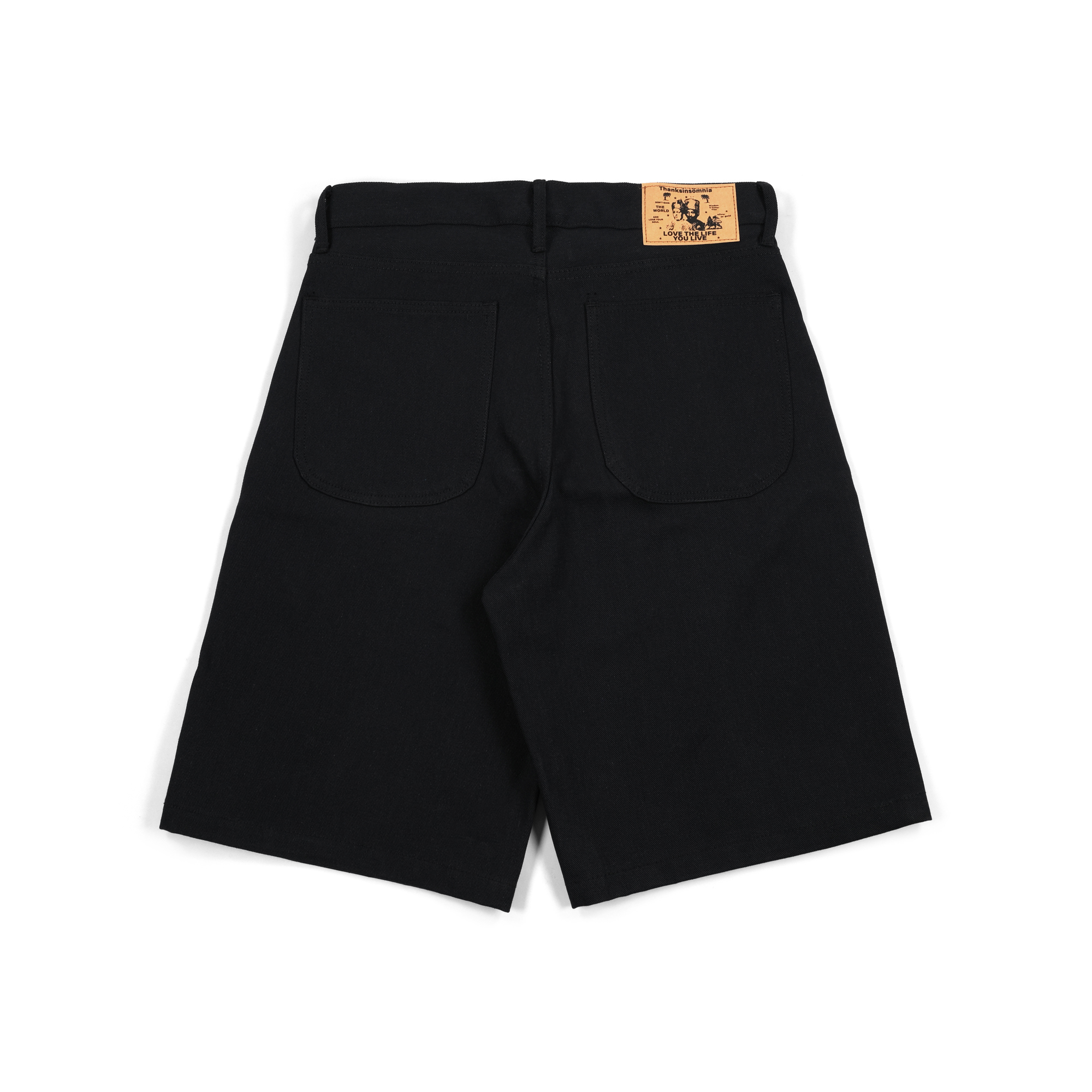 Jorts  Pant Anora Black Thanksinsomnia