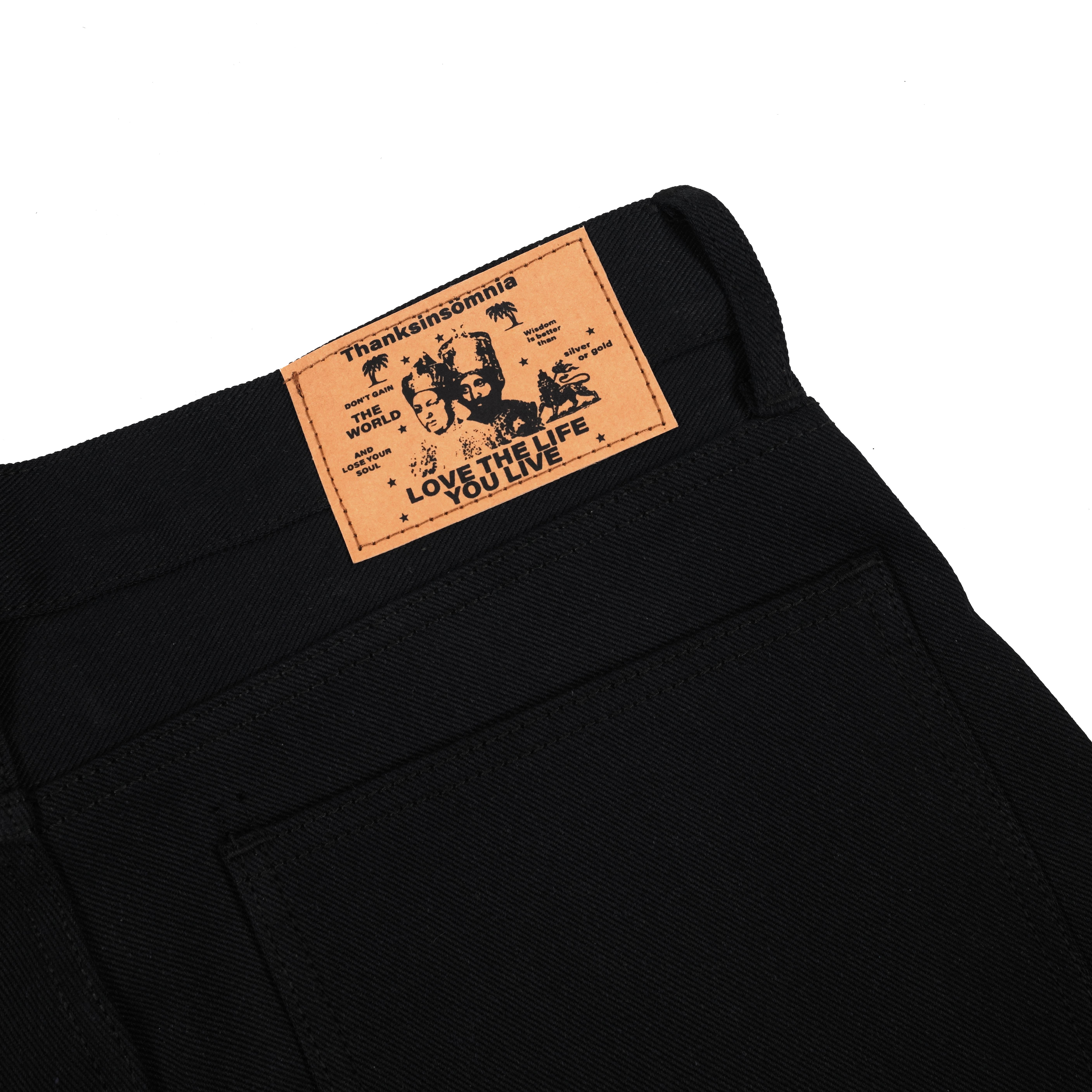 Jorts  Pant Anora Black Thanksinsomnia