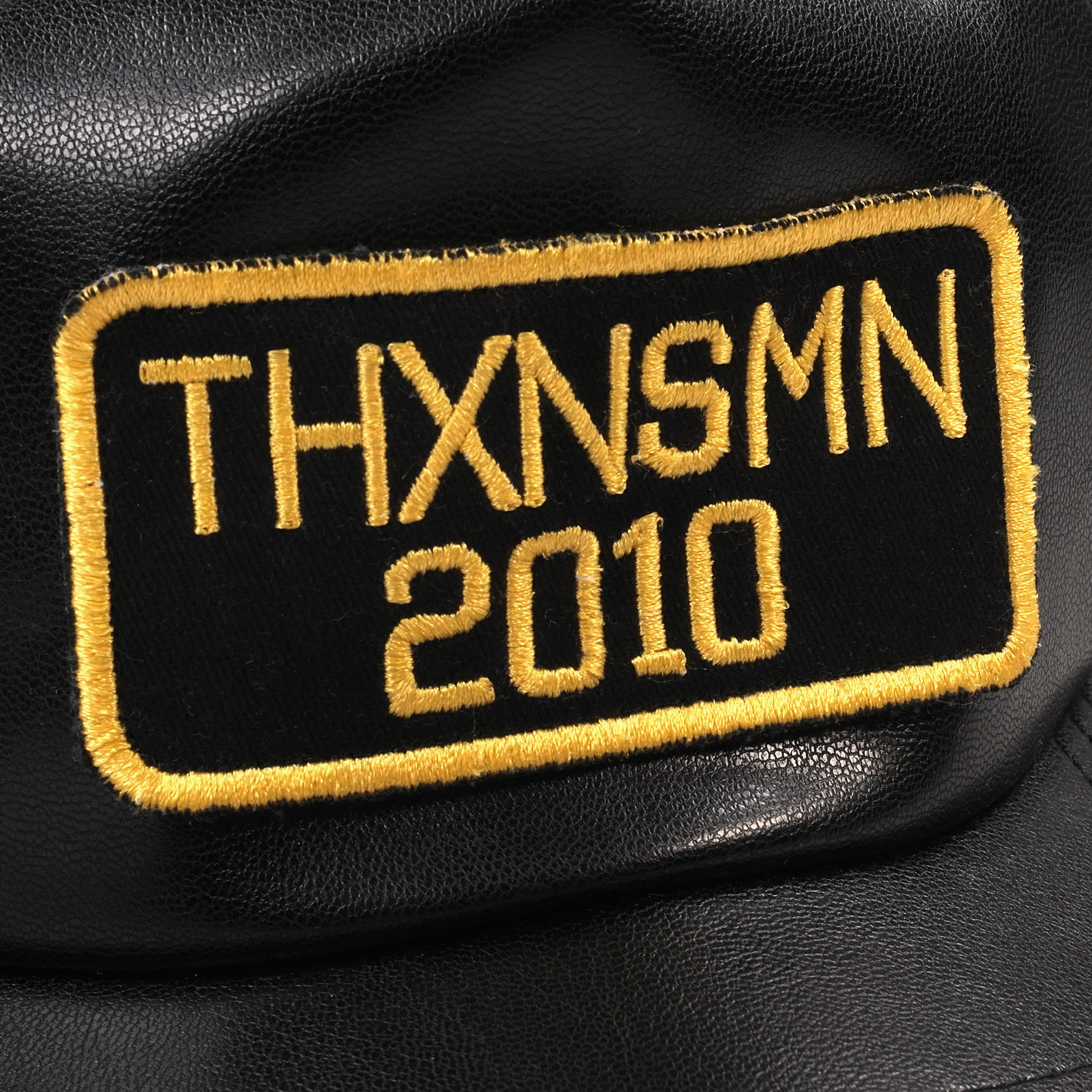 Synthetic Leather Hat Leyra Black Thanksinsomnia