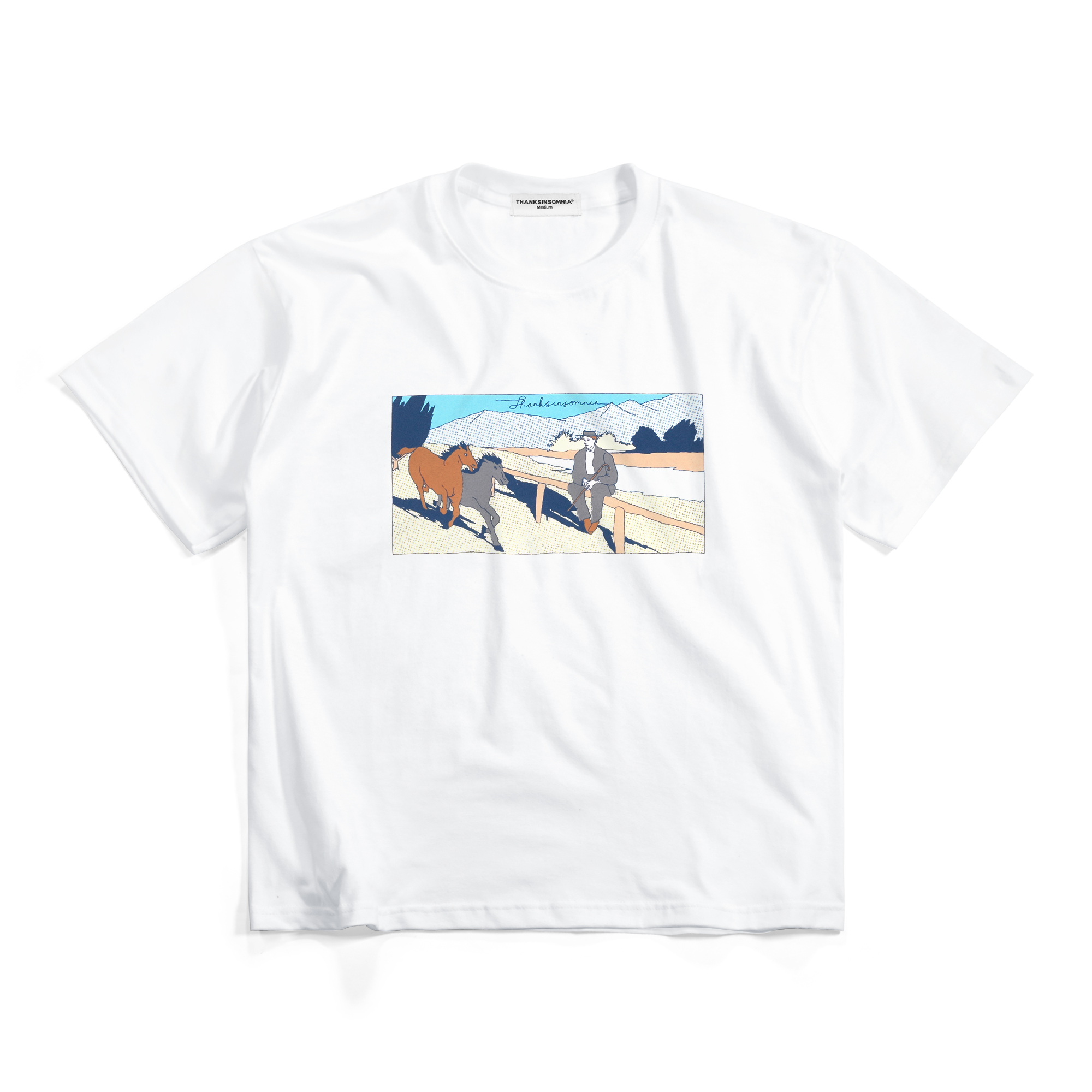 Tshirt Iluka White Thanksinsomnia