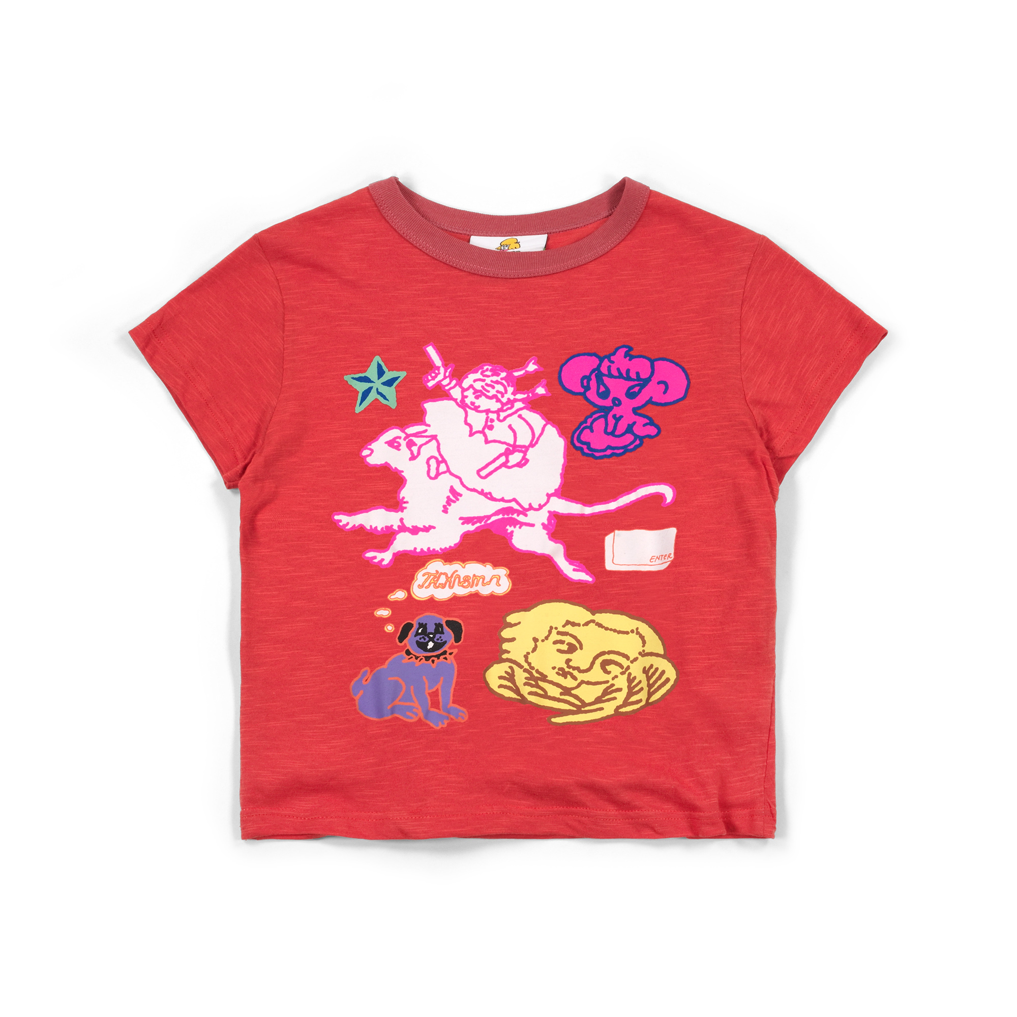 Baby Tee Paola Faded Red Thanksinsomnia Girls