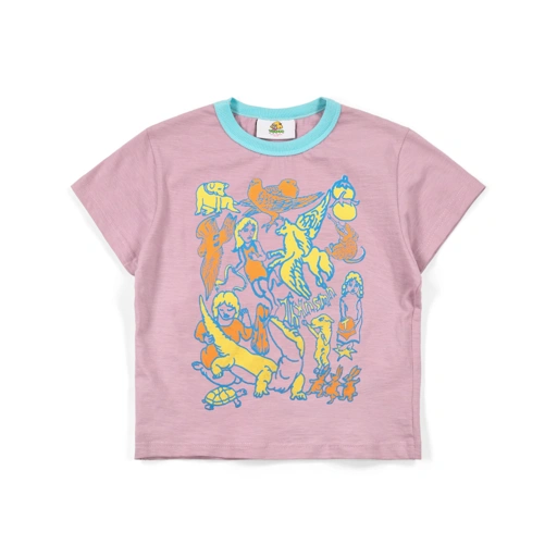 Baby Tee Perla Light Purple Thanksinsomnia Girls