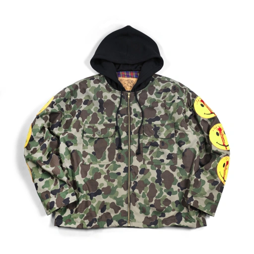 Image of Hooded Camo Jacket Noctira Thanksinsomnia