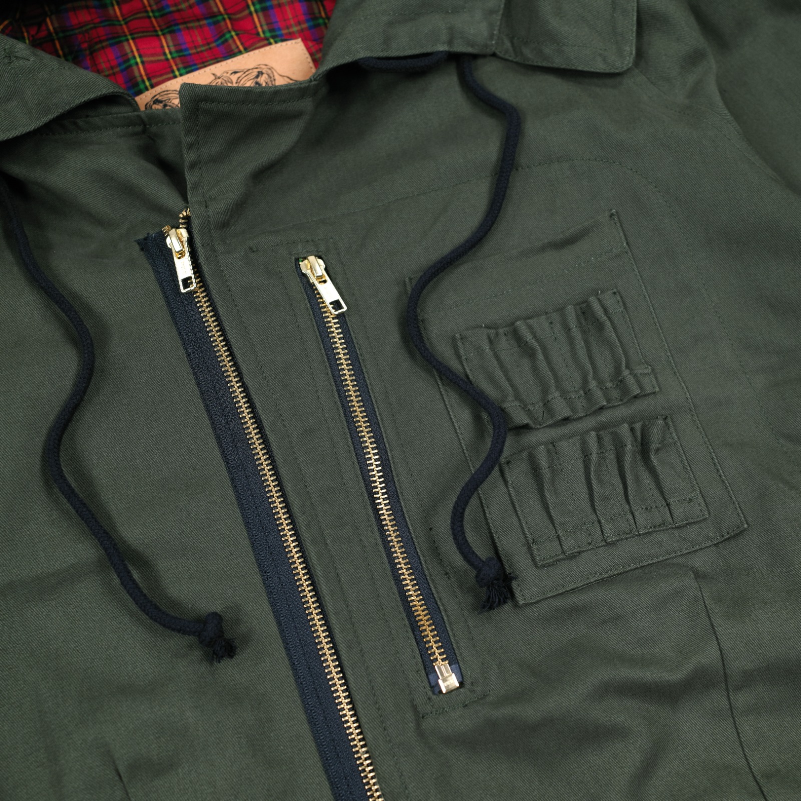 Hooded Jacket Teorielle Olive Thanksinsomnia