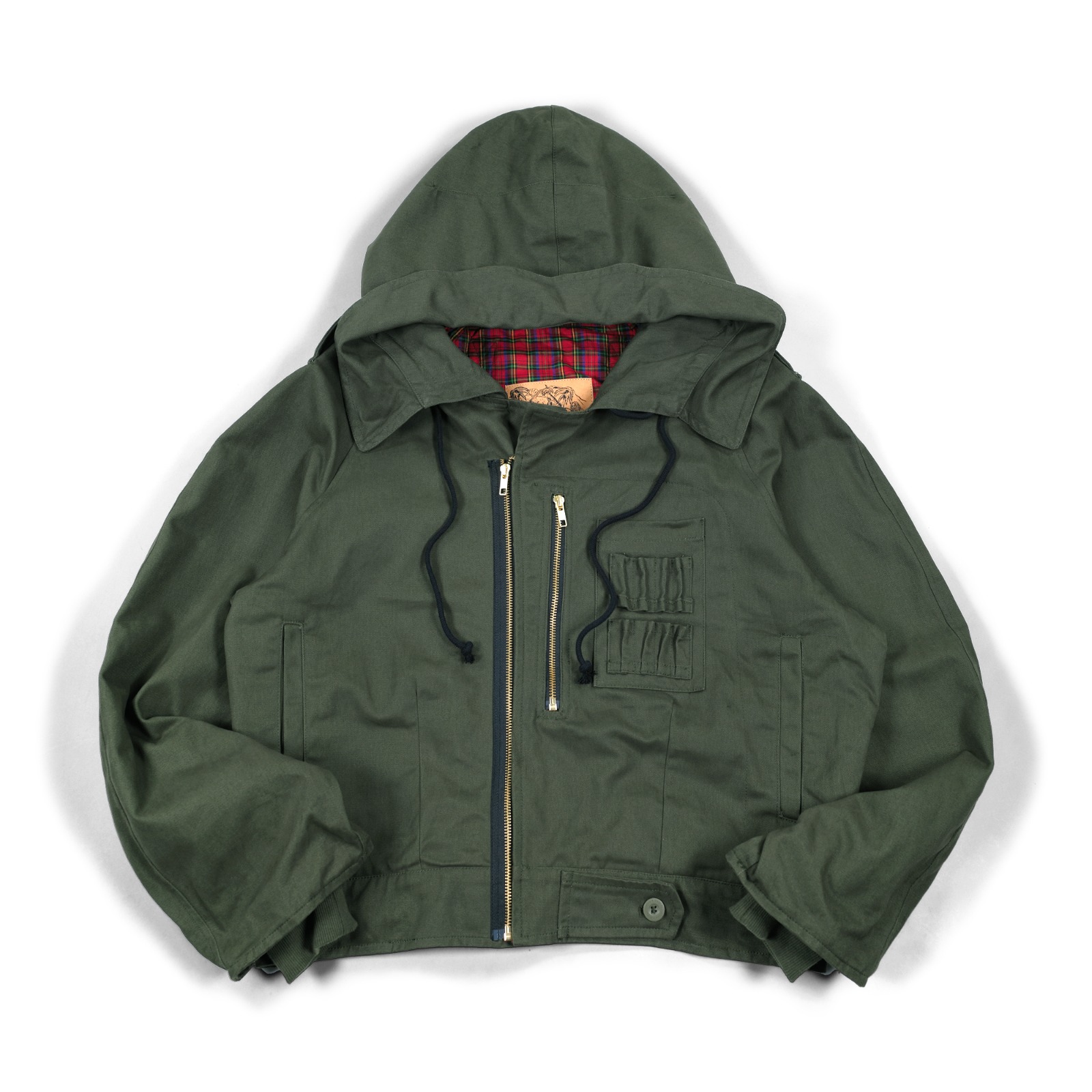 Hooded Jacket Teorielle Olive Thanksinsomnia