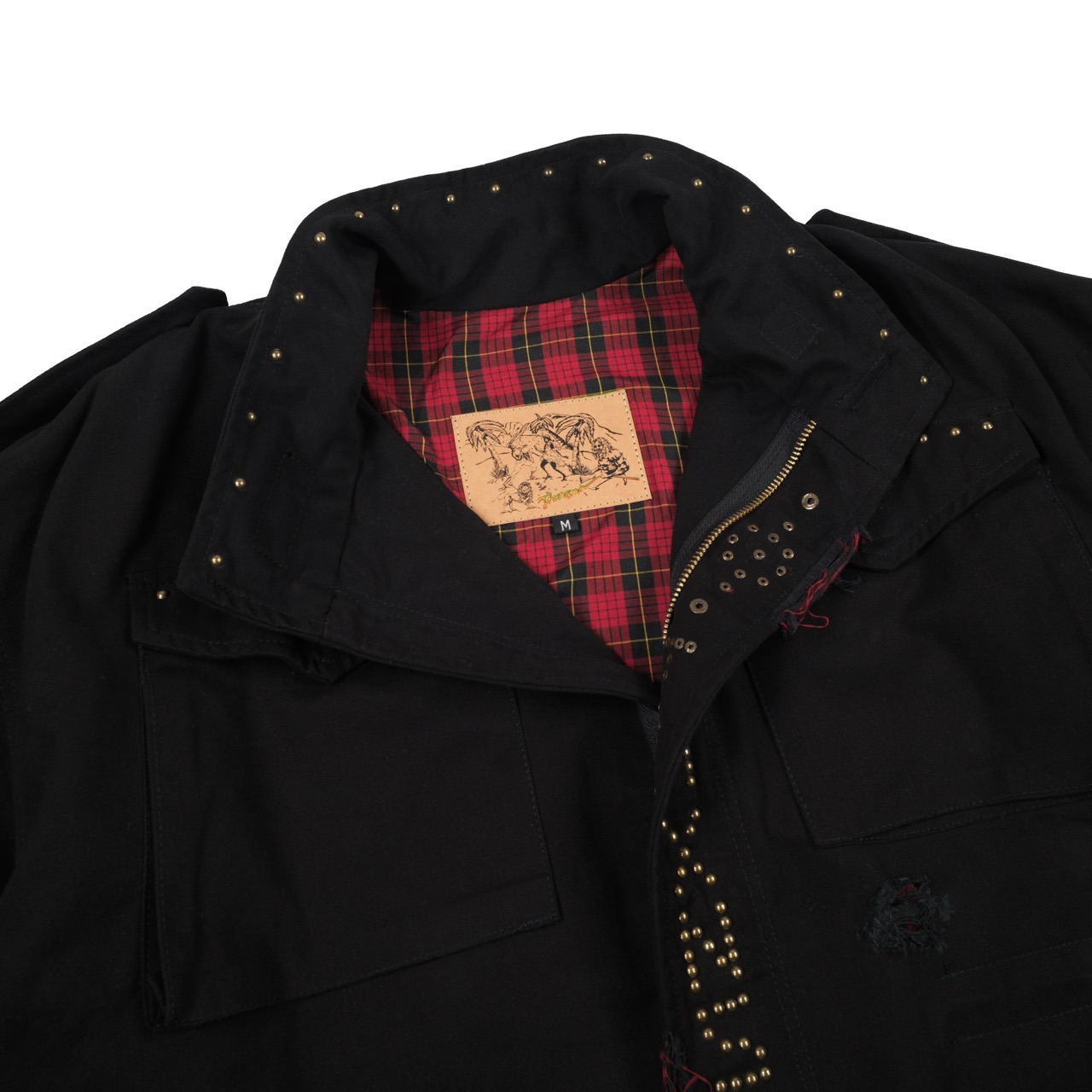 Field Jacket Maleeka Kyratta Black Thanksinsomnia