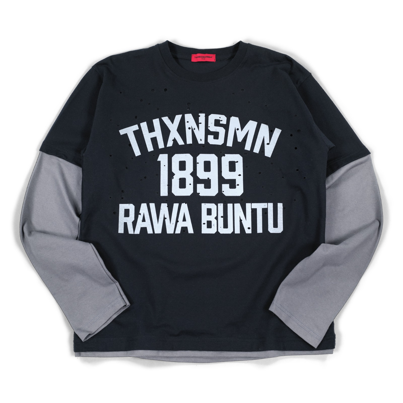 Layered Longsleeve Seliora Black Thanksinsomnia