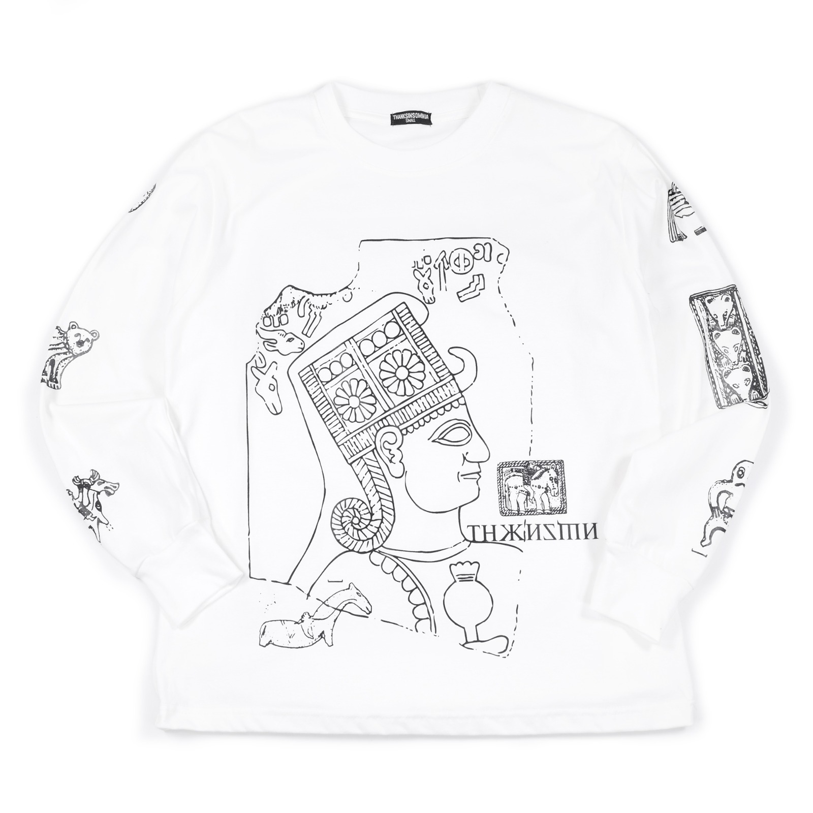 Longsleeve Doretta White Thanksinsomnia