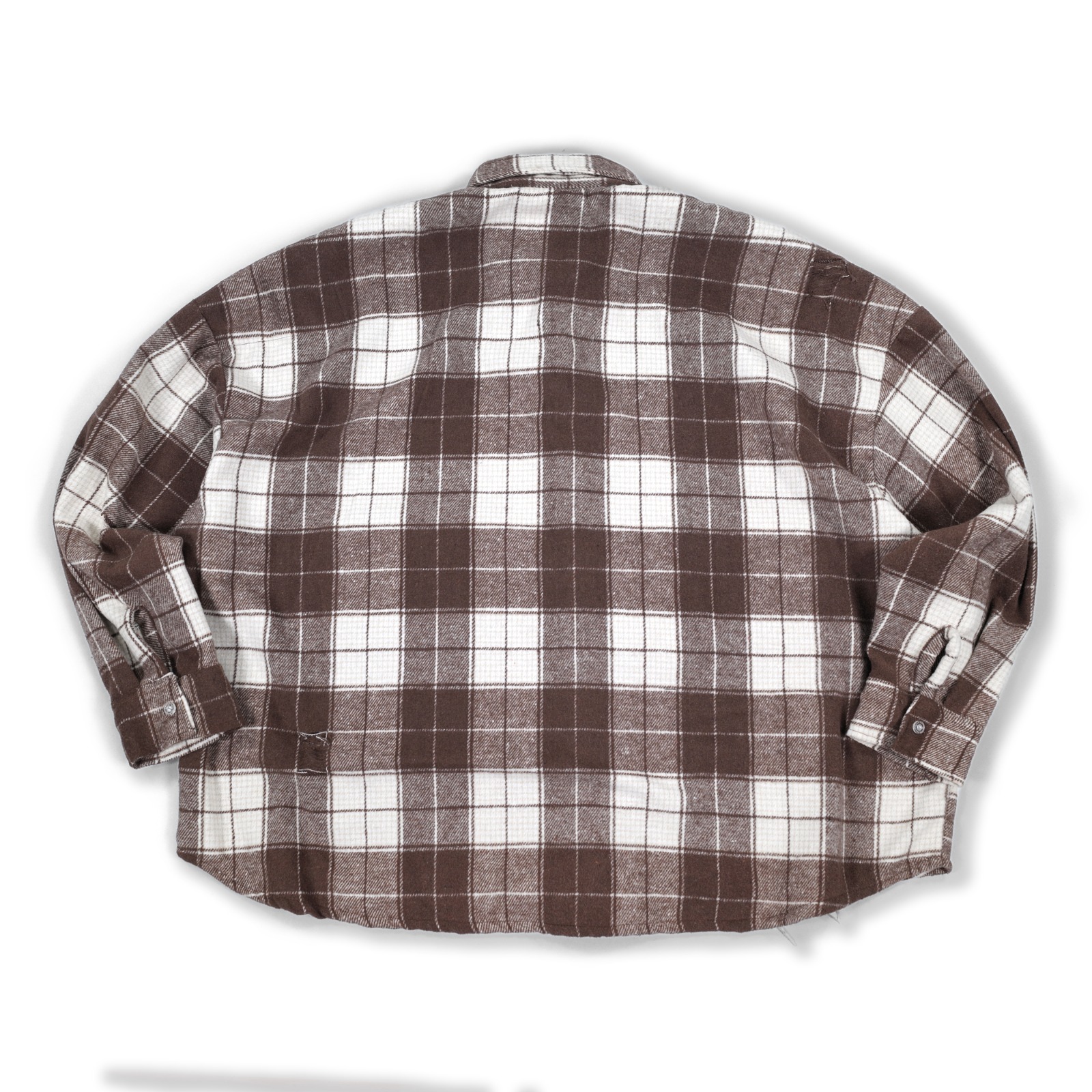 03 - Oversized Flannel Shirt Miarose Brown Plaid Thanksinsomnia