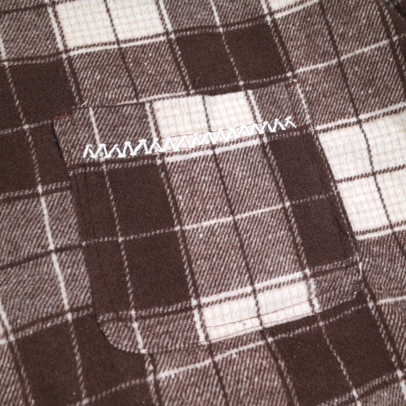 Oversized Flannel Shirt Loretta Brown Plaid Thanksinsomnia