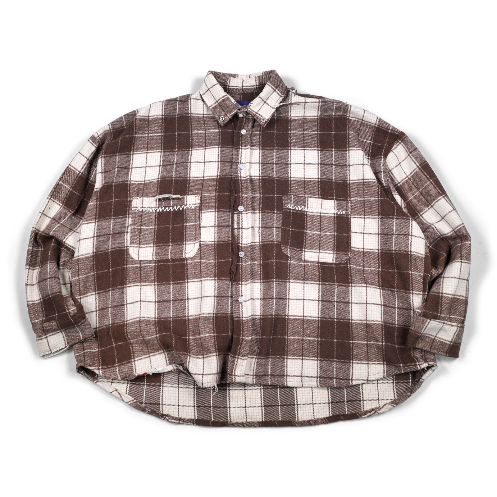 Oversized Flannel Shirt Loretta Brown Plaid Thanksinsomnia