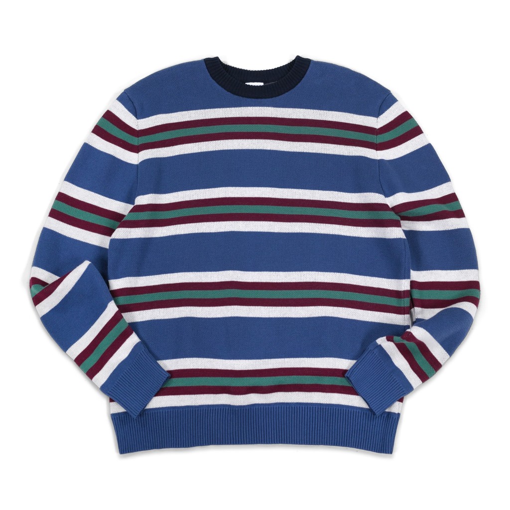 Sweater Theressa Blue Mix Stripe Thanksinsomnia