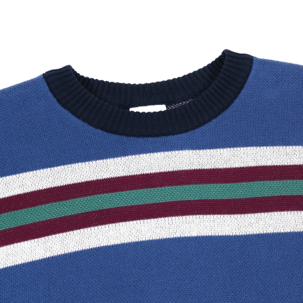 Sweater Theressa Blue Mix Stripe Thanksinsomnia