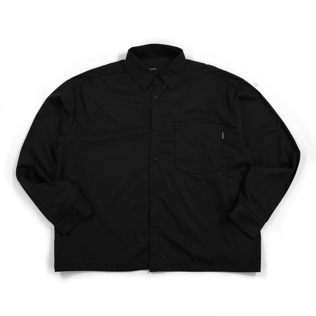 03 Long Shirt Romina Black Thanksinsomnia