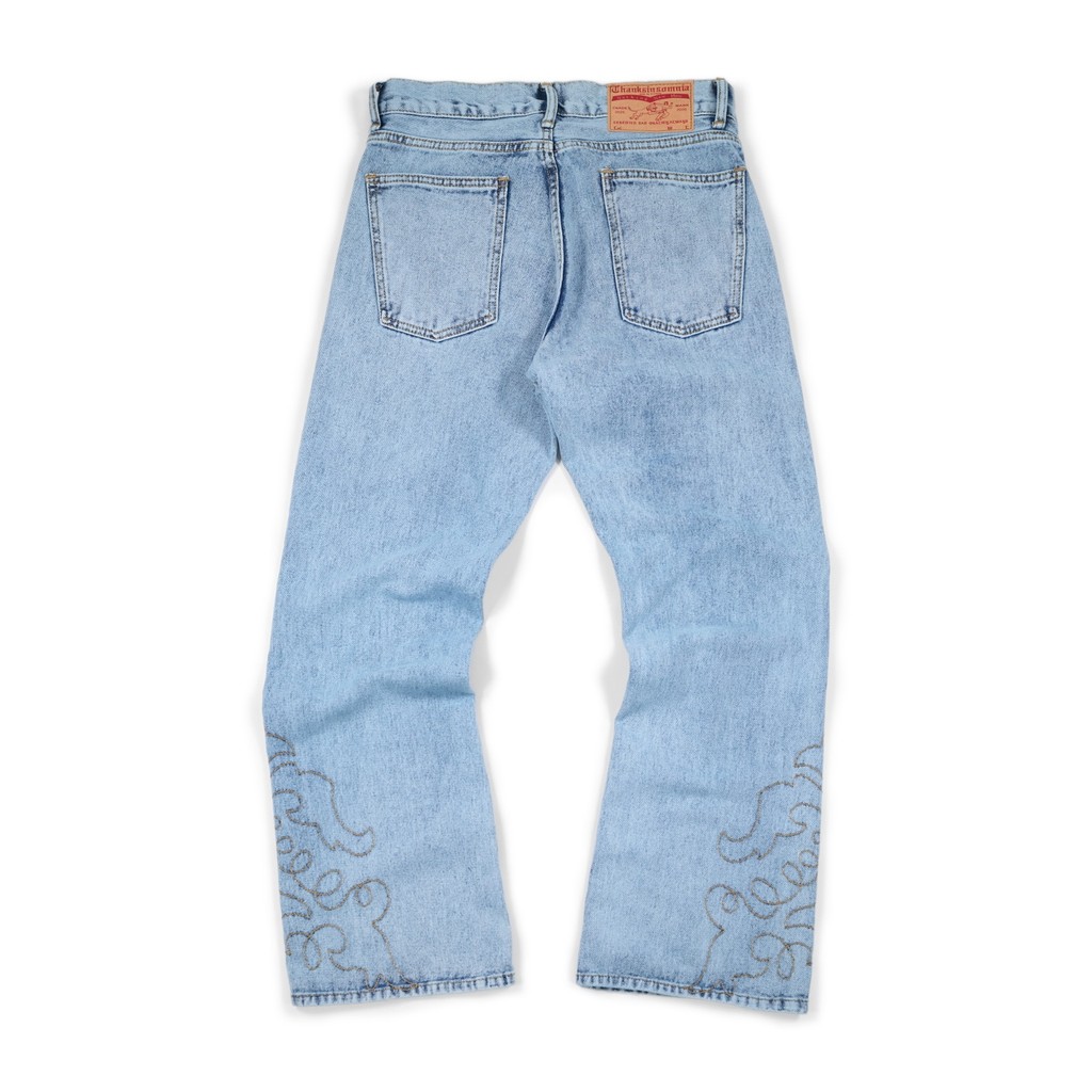 Denim Pants Jameela Zelin Light Blue Thanksinsomnia