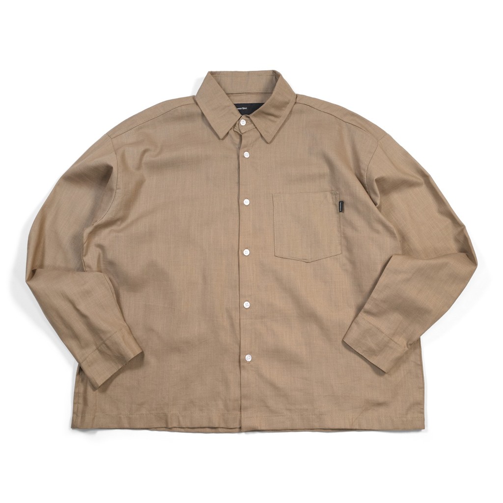 03 Long Shirt Romina Beige Thanksinsomnia