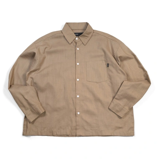 03 Long Shirt Romina Beige Thanksinsomnia