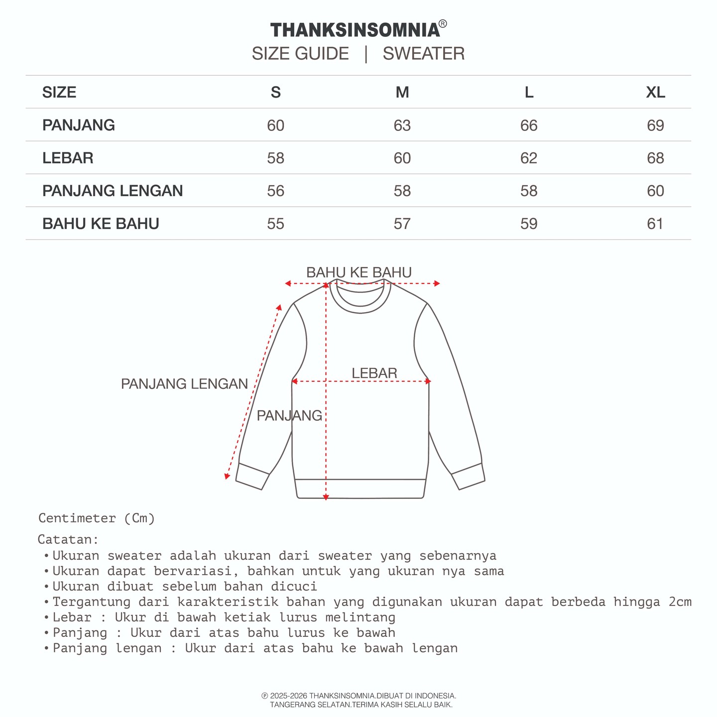 Sweater Kyrelle Red Thanksinsomnia