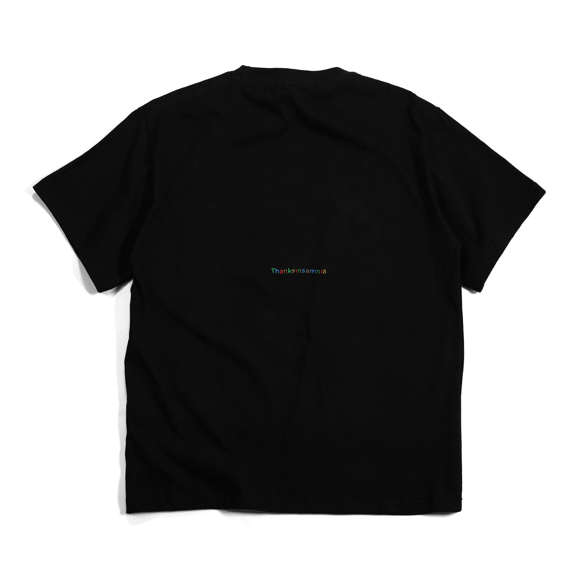 Tshirt Typo Venaya Black - Cotton 250 Gsm Thanksinsomnia