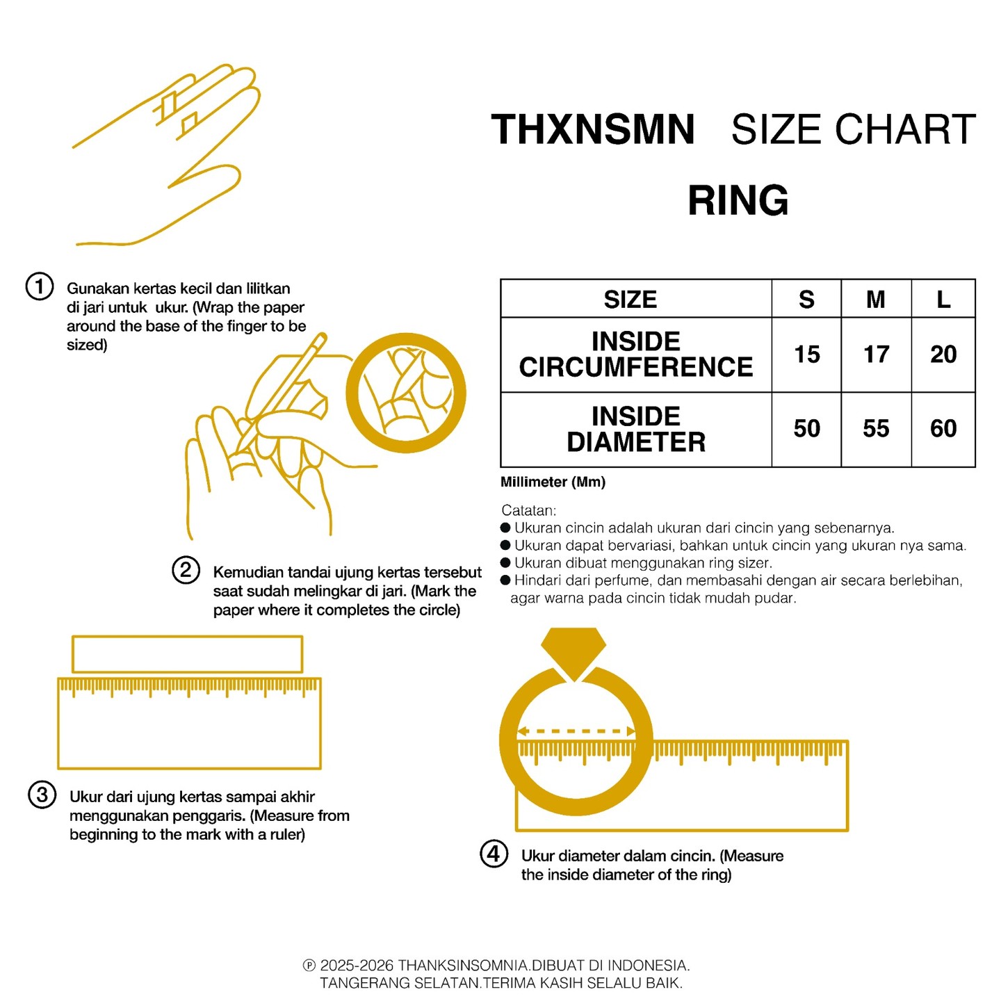 Ring Balqis Golden Thanksinsomnia