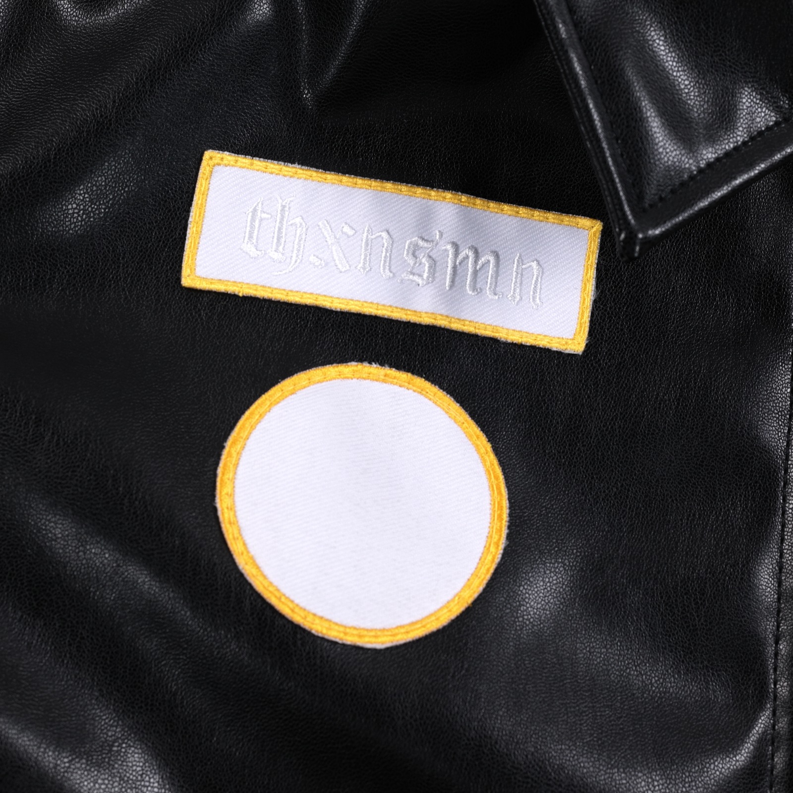 Synthetic Leather Jacket Vetrizya Black 02 Thanksinsomnia