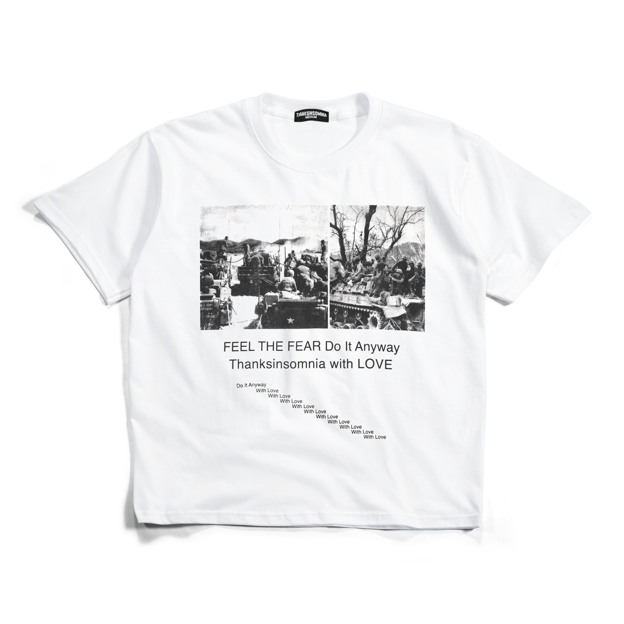 Tshirt Cloyre White Thanksinsomnia