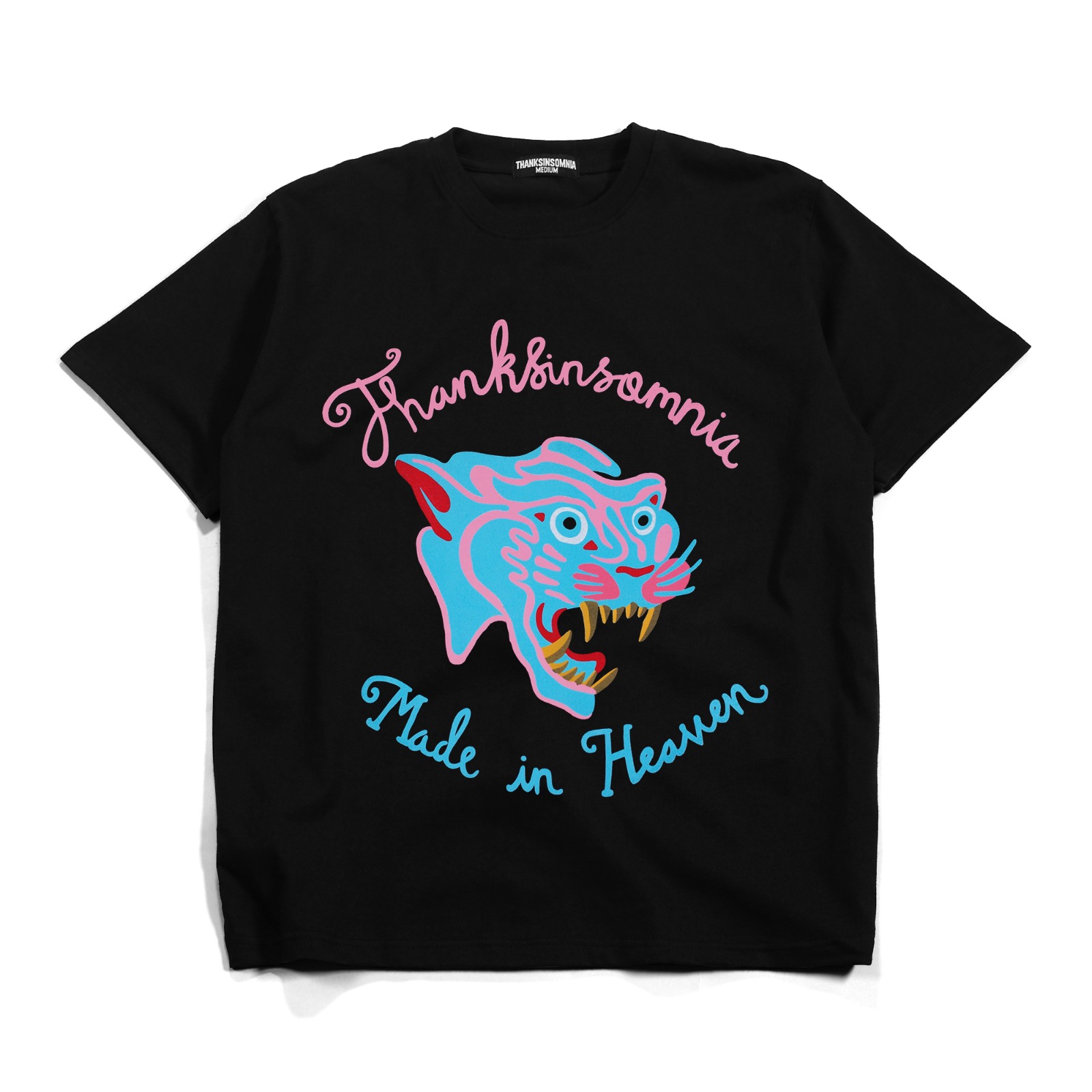 Tshirt Catseye Black Thanksinsomnia