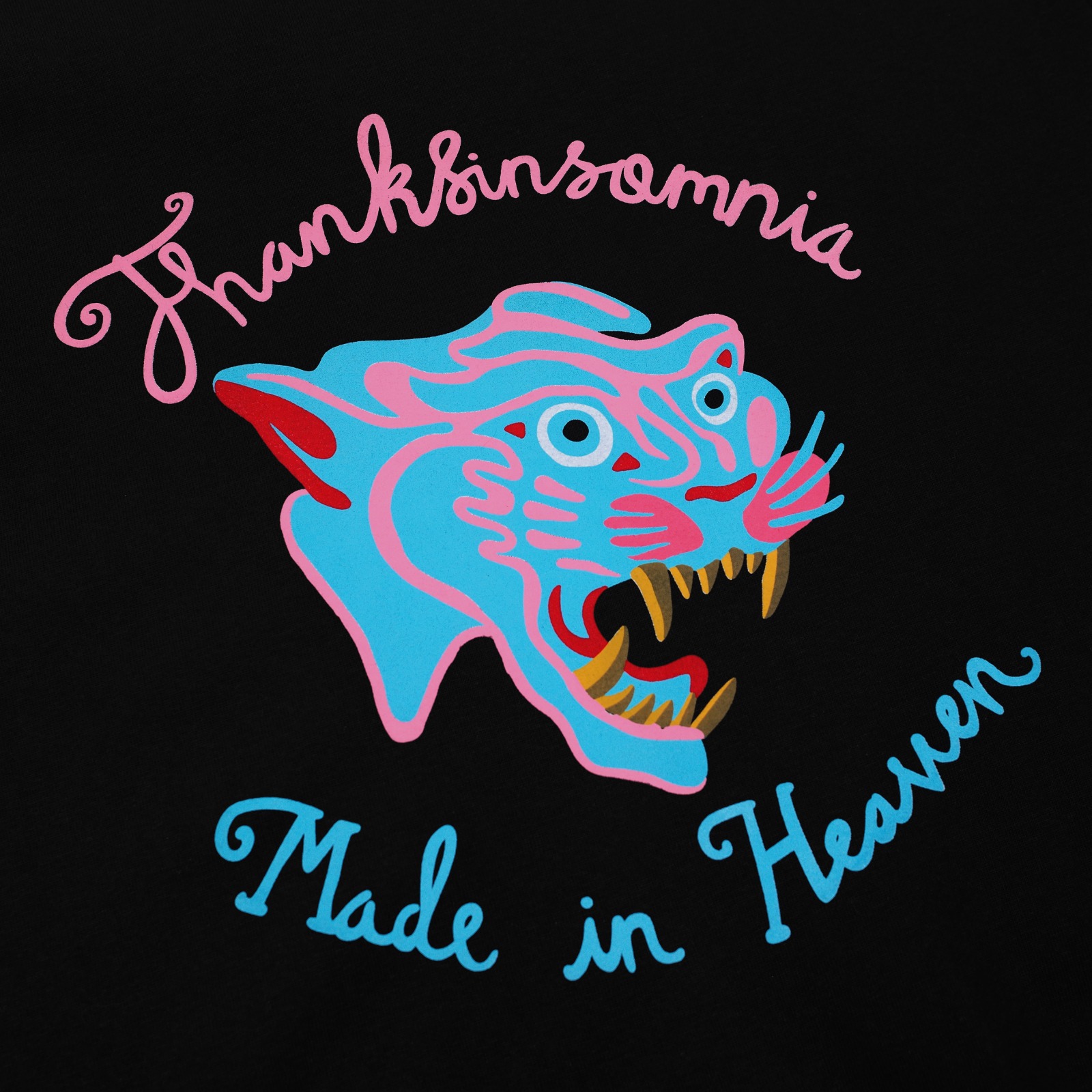 Tshirt Catseye Black Thanksinsomnia