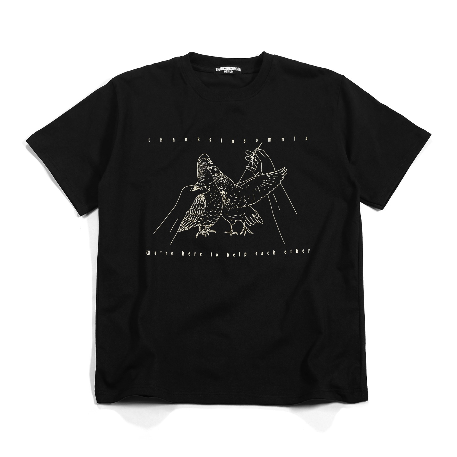 Tshirt Dionne Black Thanksinsomnia