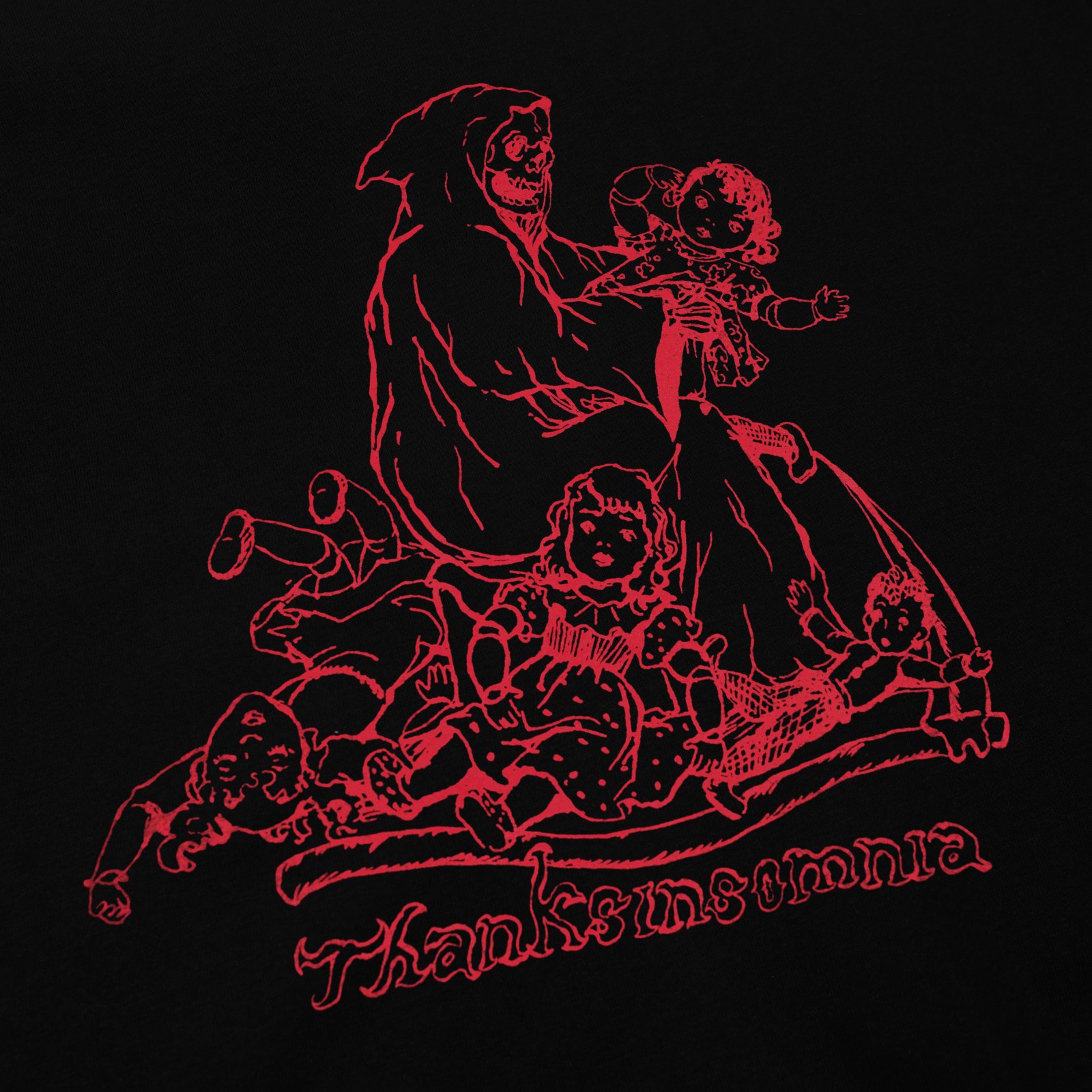 Tshirt Firenne Black Thanksinsomnia