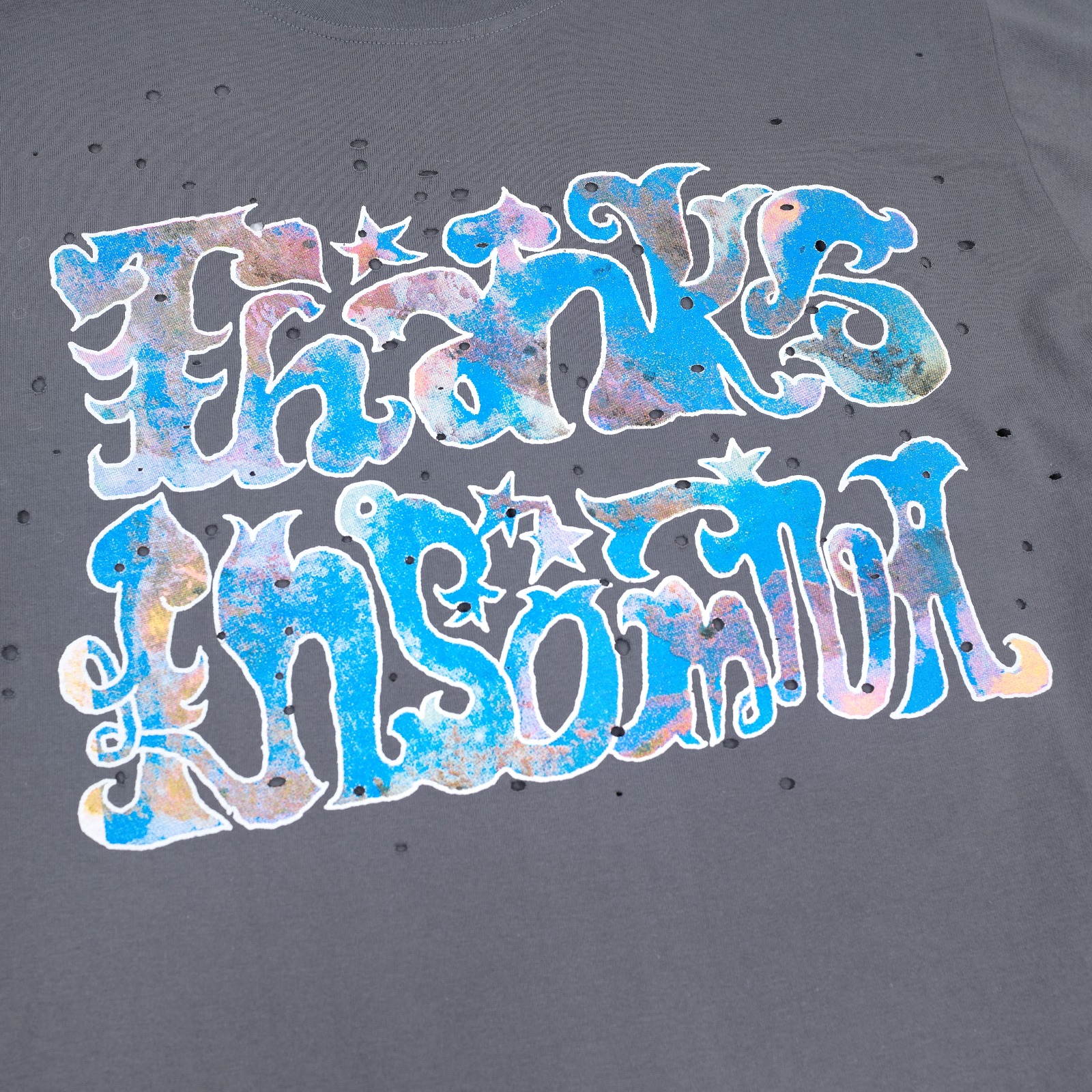 Tshirt Gerre Grey - Distressed Thanksinsomnia