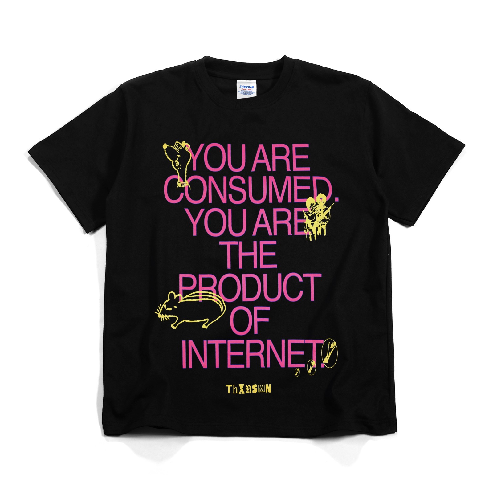 Tshirt Grettia Black Thanksinsomnia