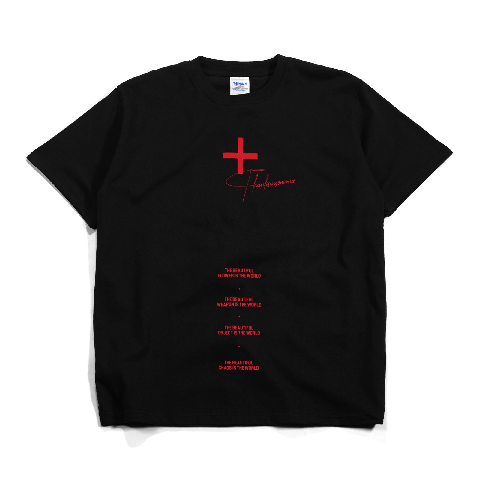 Tshirt Jacquella Black Thanksinsomnia
