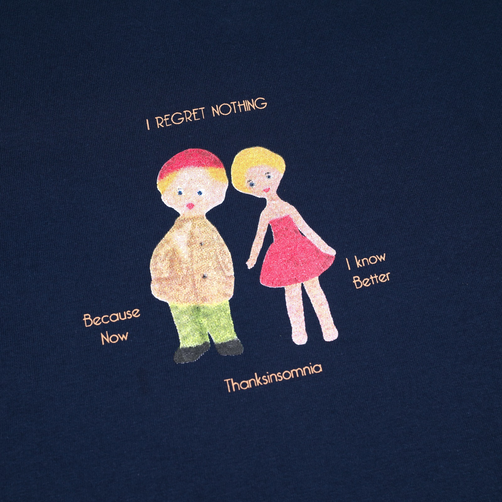 Tshirt Janica Navy Thanksinsomnia