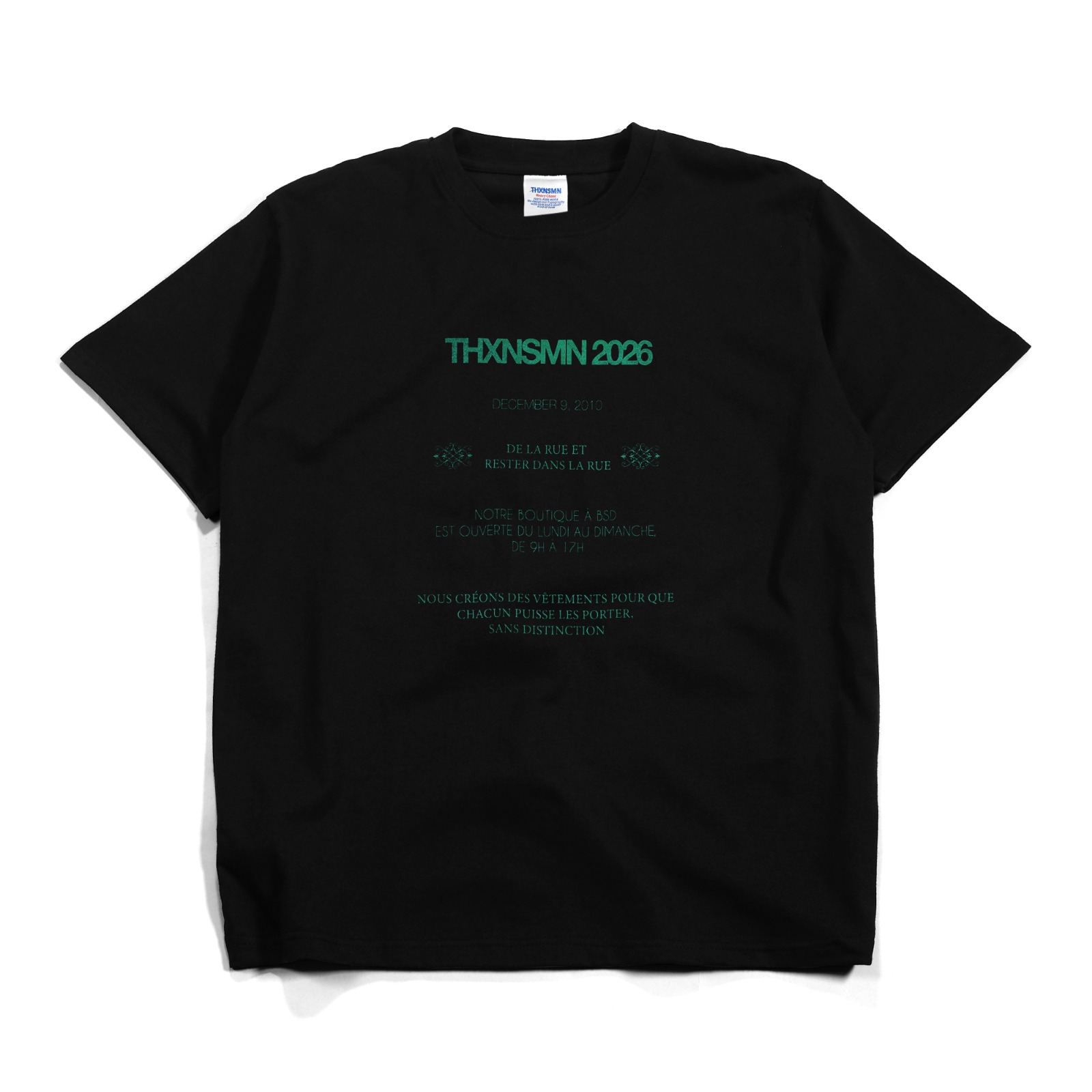 Tshirt Jeannette Black Thanksinsomnia