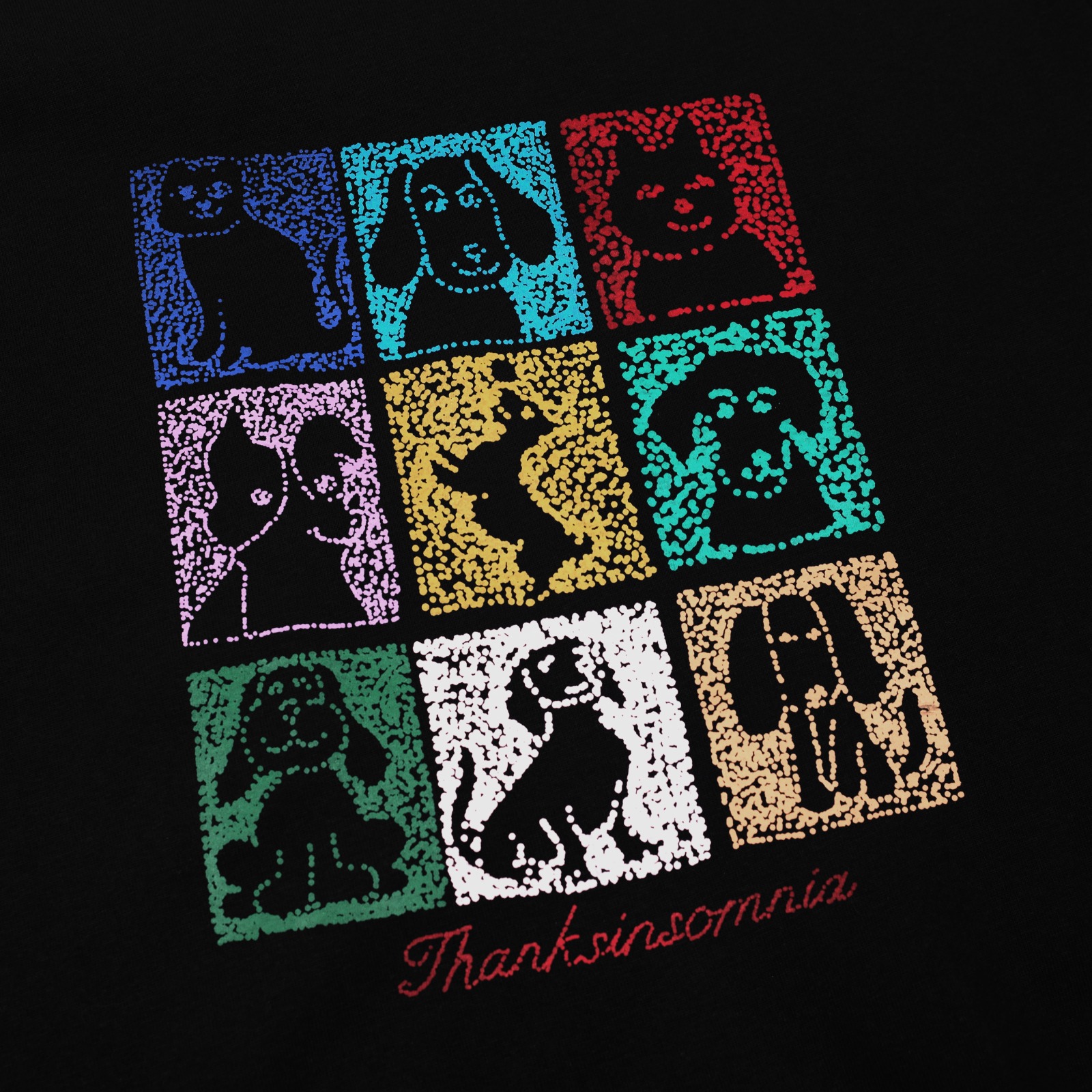 Tshirt Melanie Black Thanksinsomnia