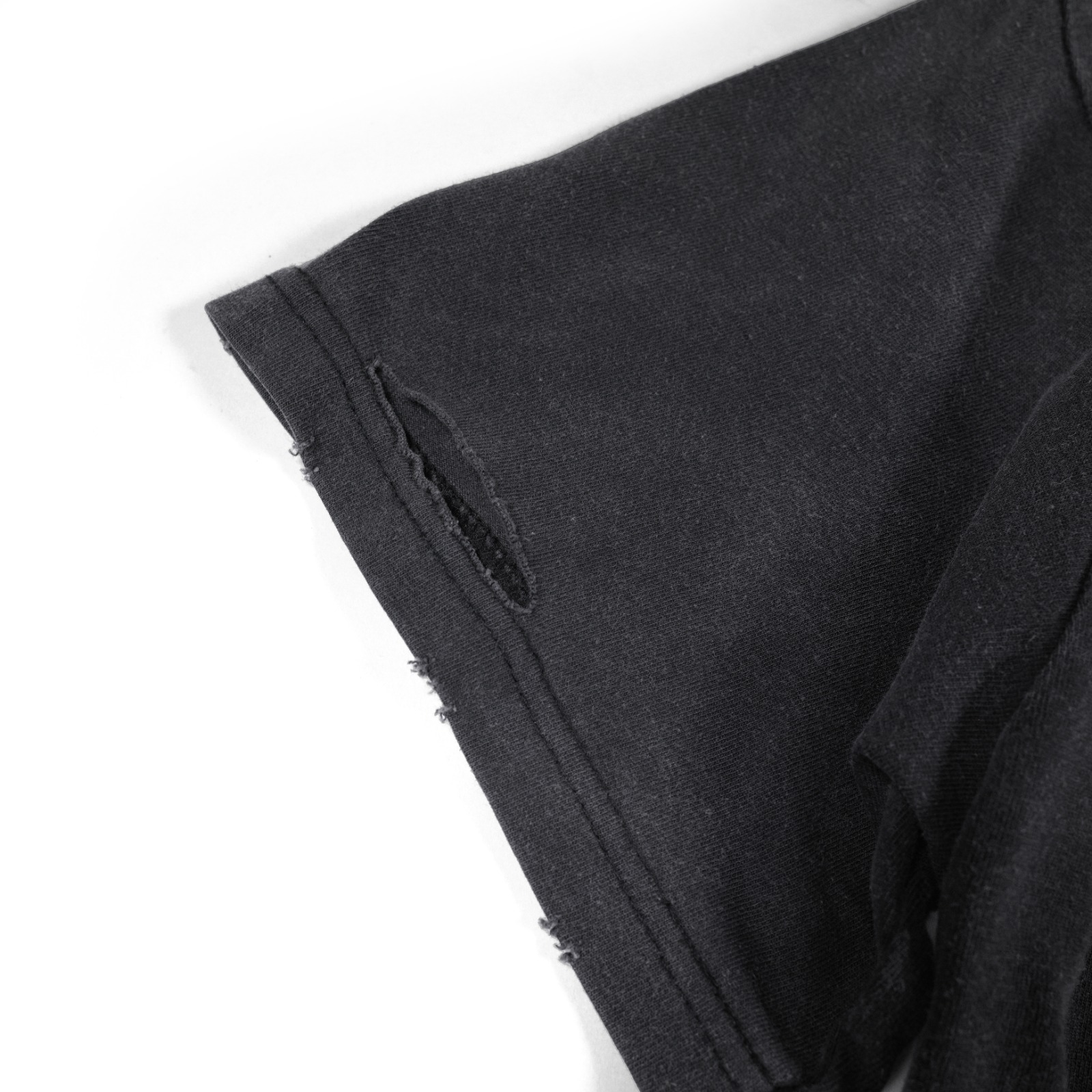 Tshirt Octaline Black Wash Distressed Thanksinsomnia