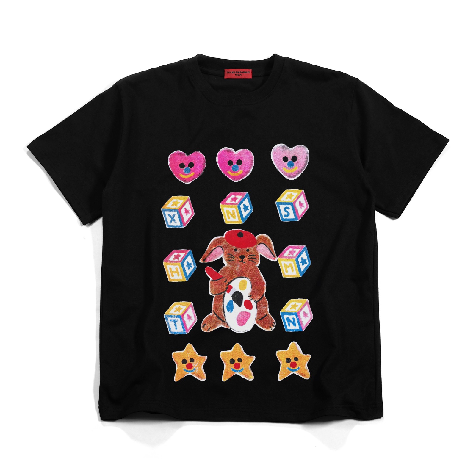 Tshirt Polaire Black Thanksinsomnia
