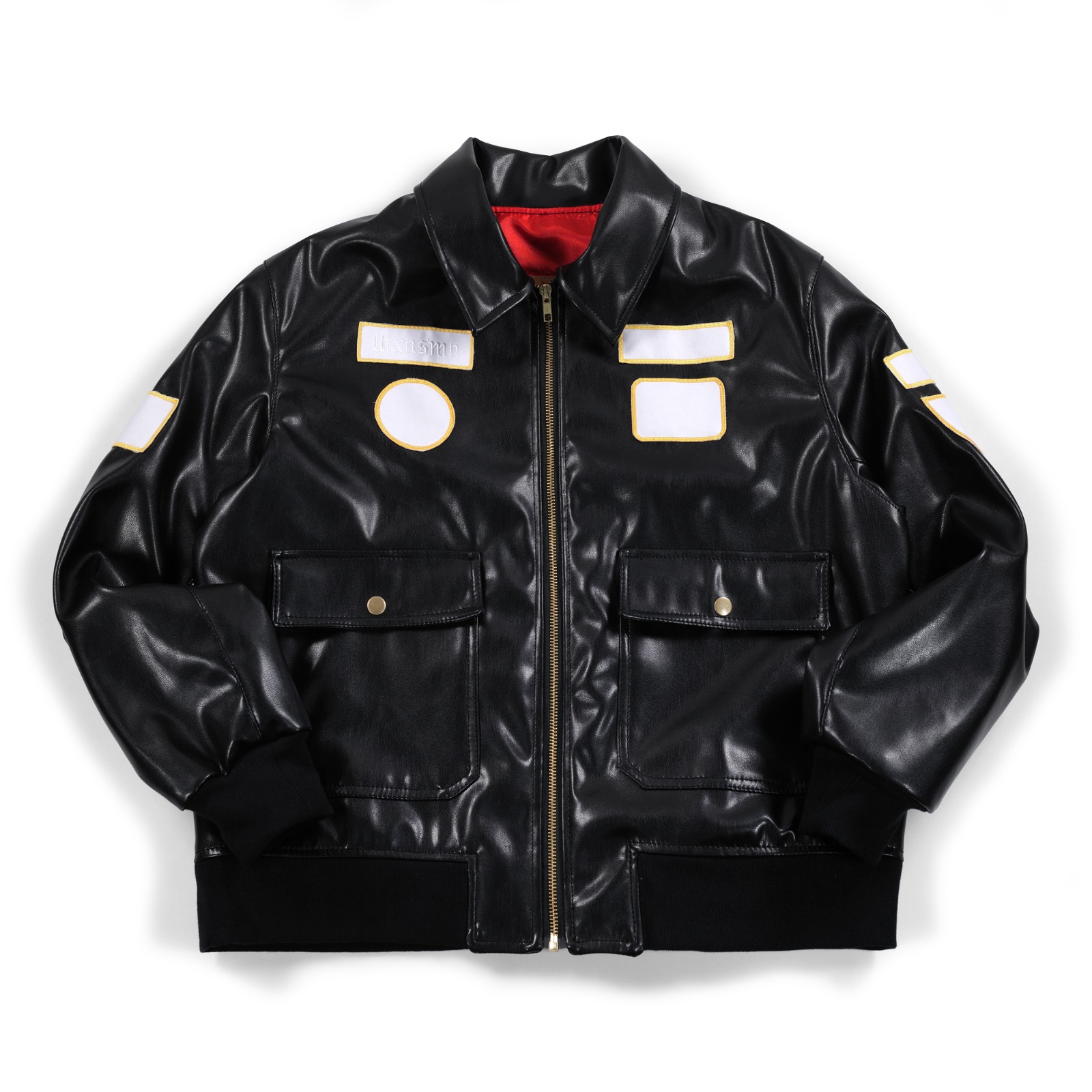 Synthetic Leather Jacket Vetrizya Black 02 Thanksinsomnia