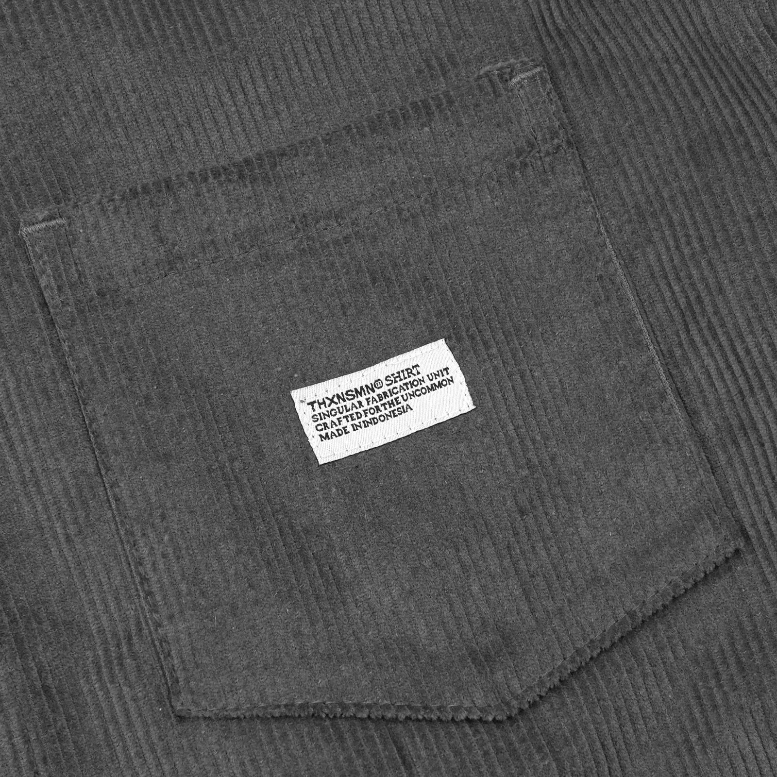 04 Long Shirt Nessa Corduroy Charcoal Thanksinsomnia